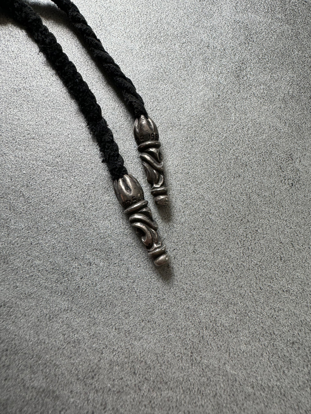 Chrome Hearts Cross Infinite Pendant + Leather Necklace (OS) - 5
