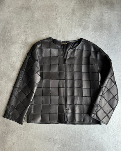 SS2013 Giorgio Armani Black Squared Top Light Jacket (XS/S) - 6