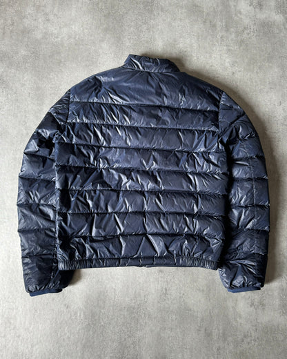 2000s Prada Nylon Navy Puffer Jacket (M) - 2