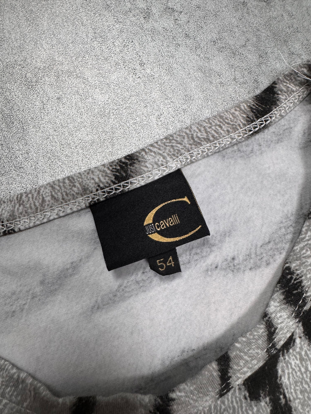SS2002 Cavalli Zebra Camel Faded Tee