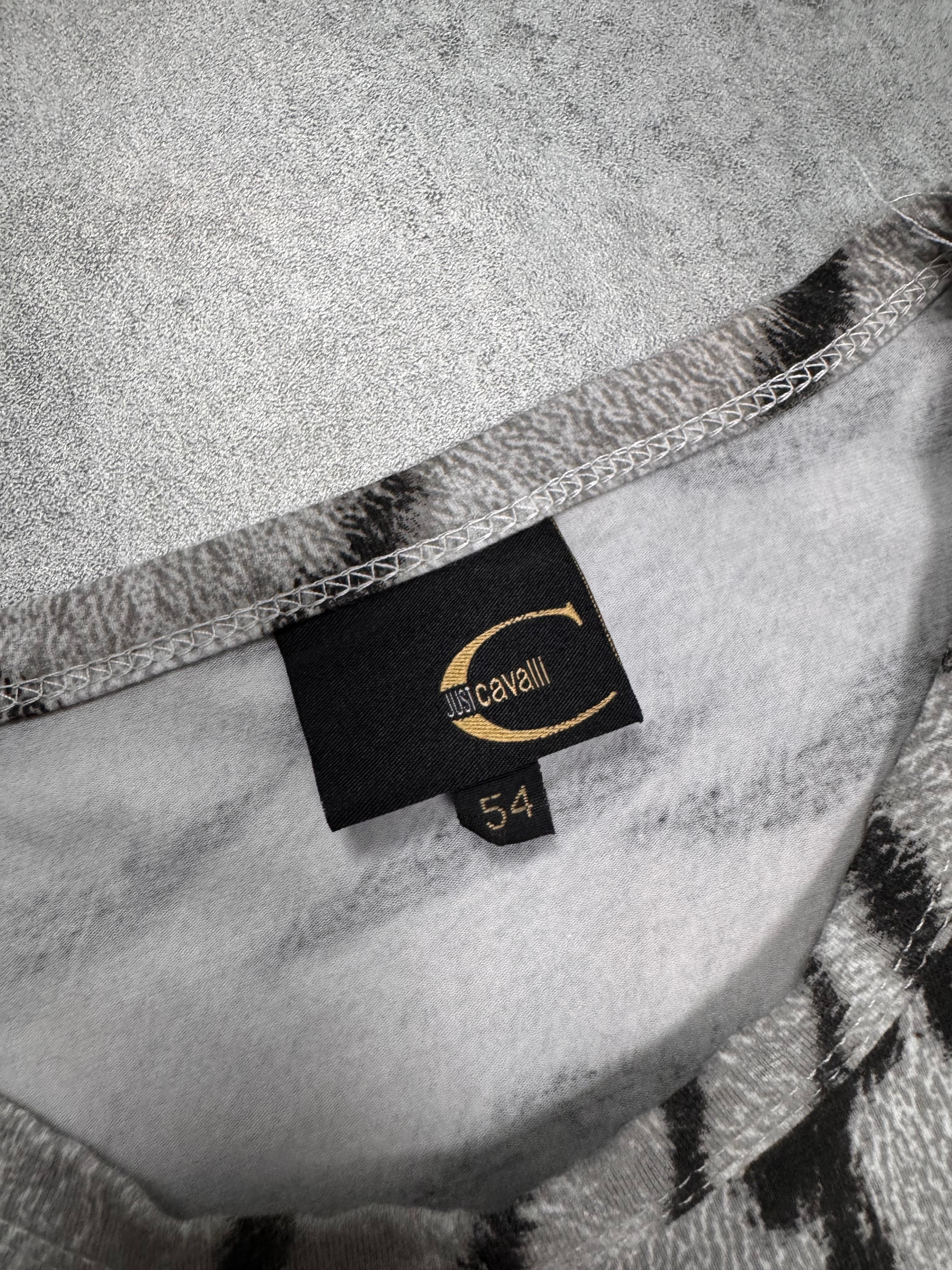 SS2002 Cavalli Zebra Camel Faded Tee