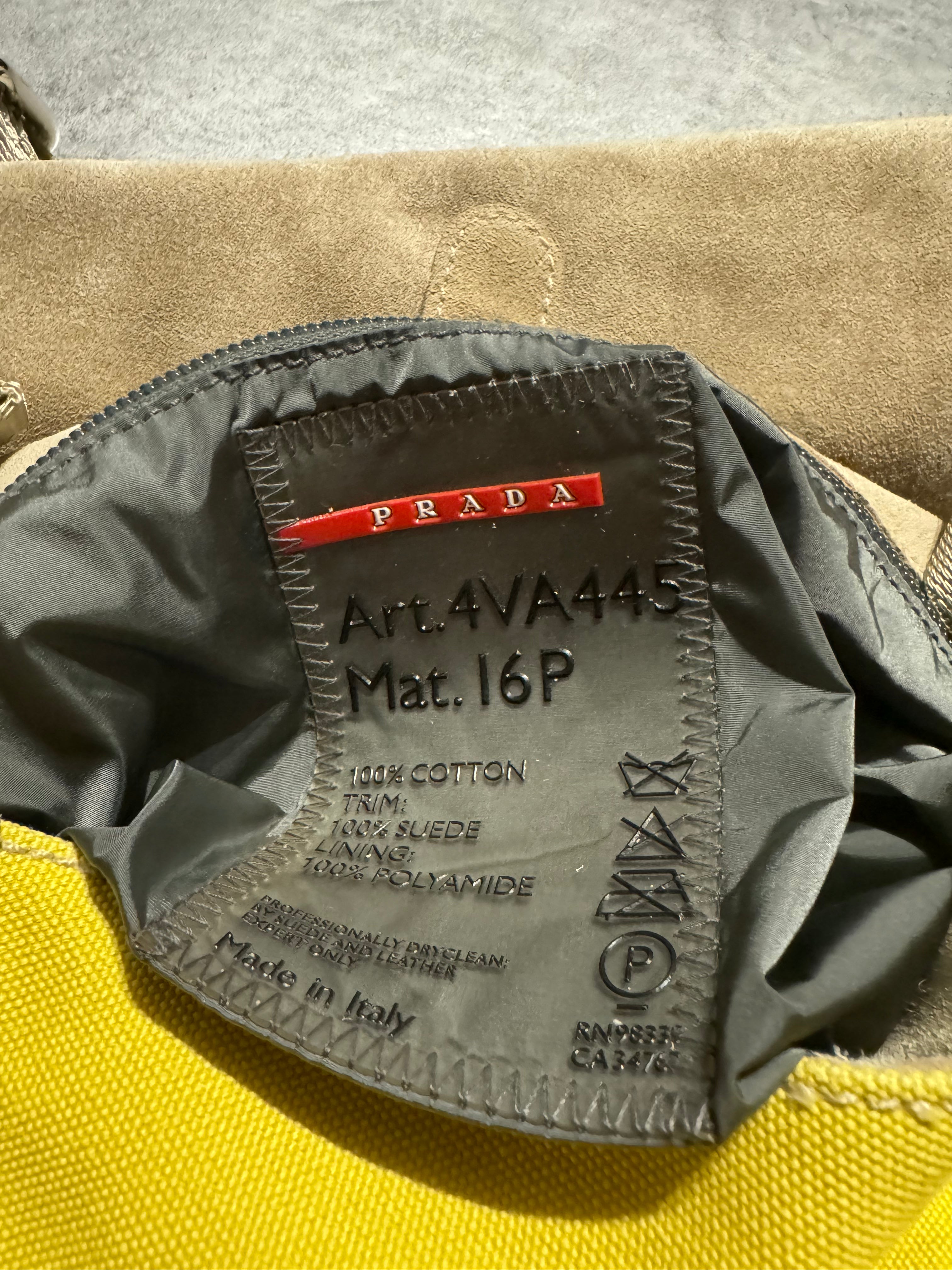 2000s Prada Linea Rossa Yellow Shoulder Bag (OS) - 5