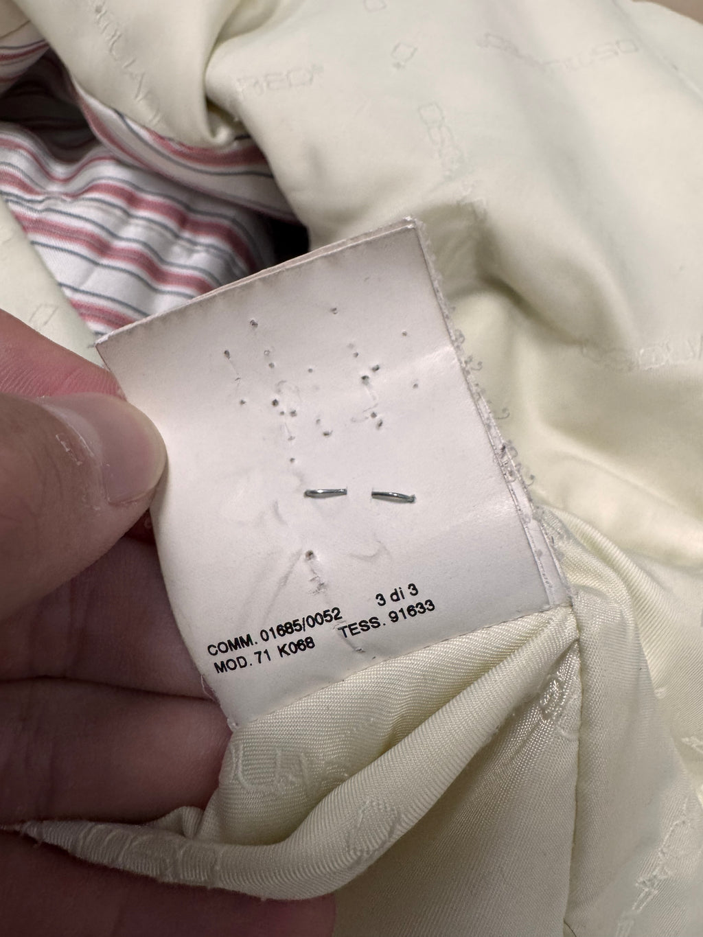 FW2005 Dsquared2 Astro Fur Collar Asymmetrical Beige Jacket