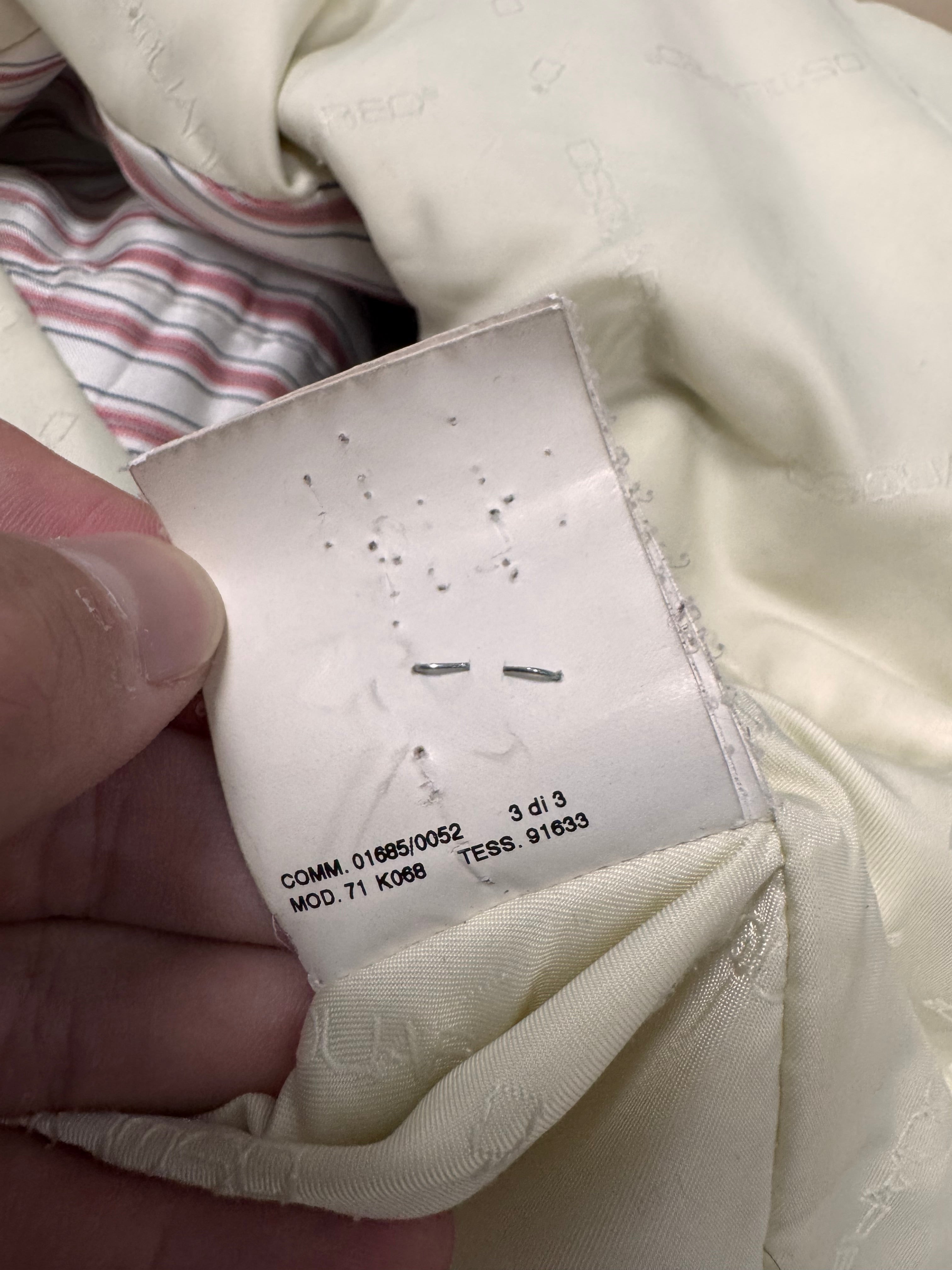 FW2005 Dsquared2 Astro Fur Collar Asymmetrical Beige Jacket