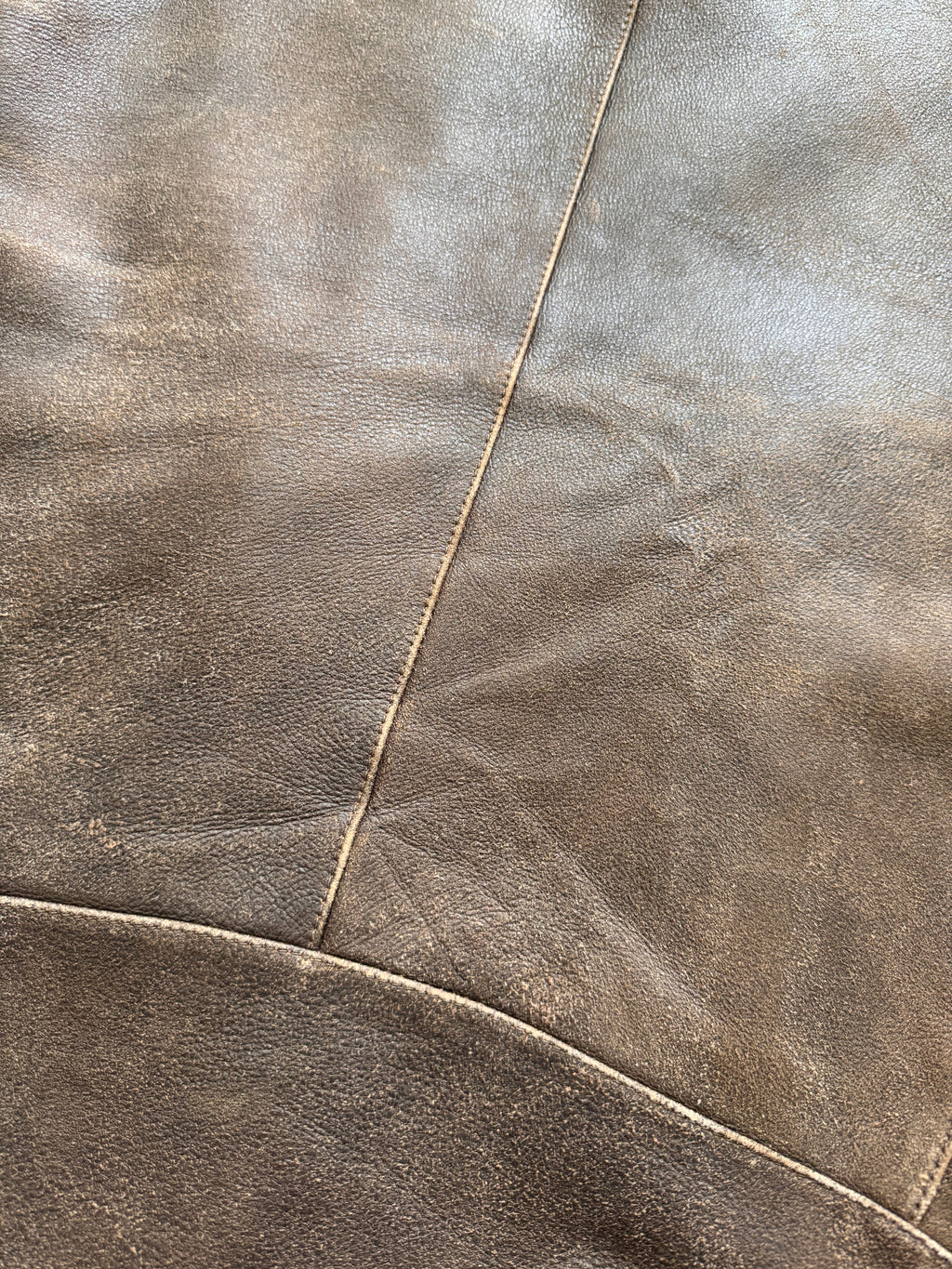 SS2017 Maison Margiela 5-Zip Biker Faded Leather Jacket