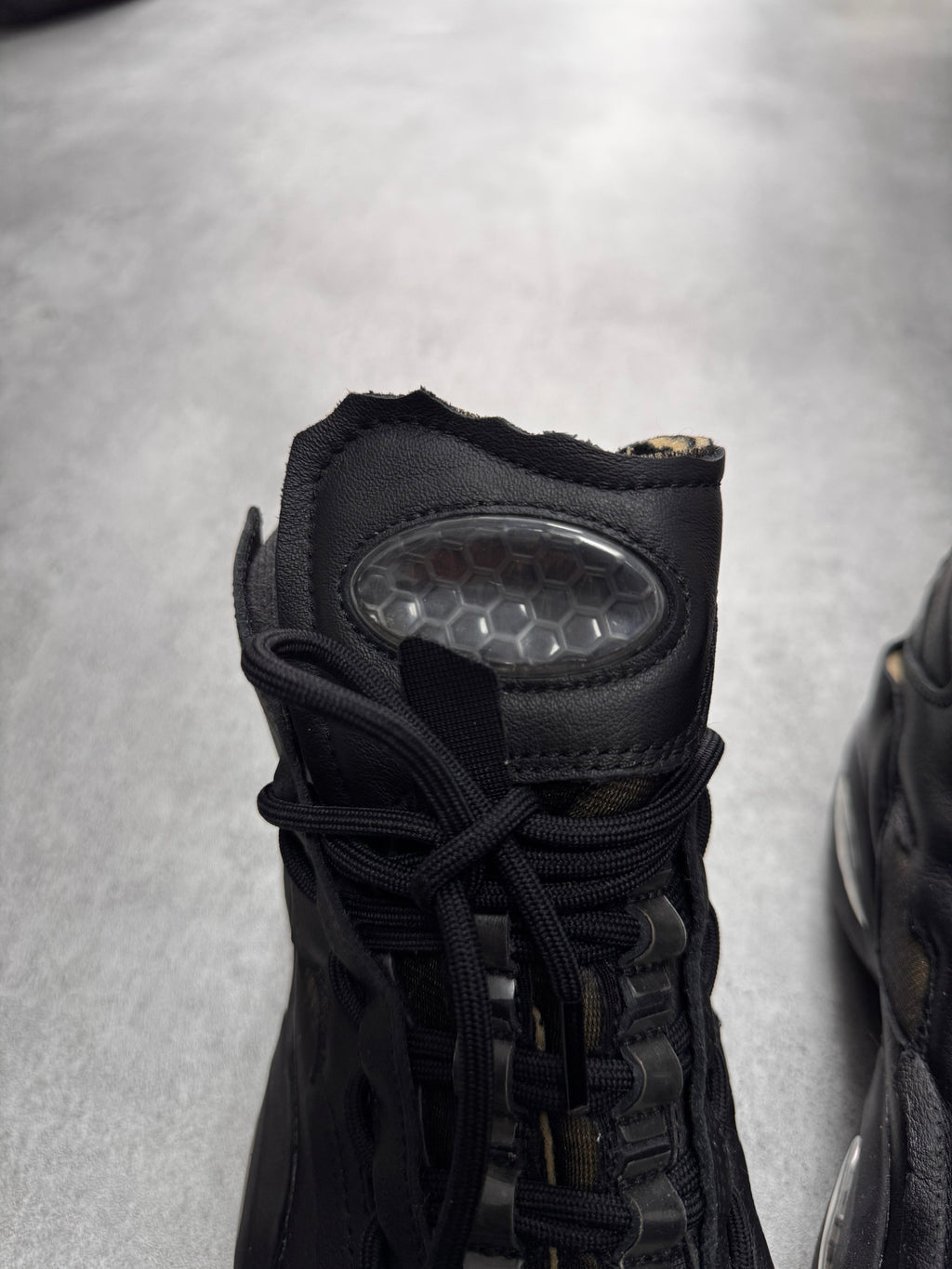 Reebok x Maison Margiela Question Mid Black Sneakers