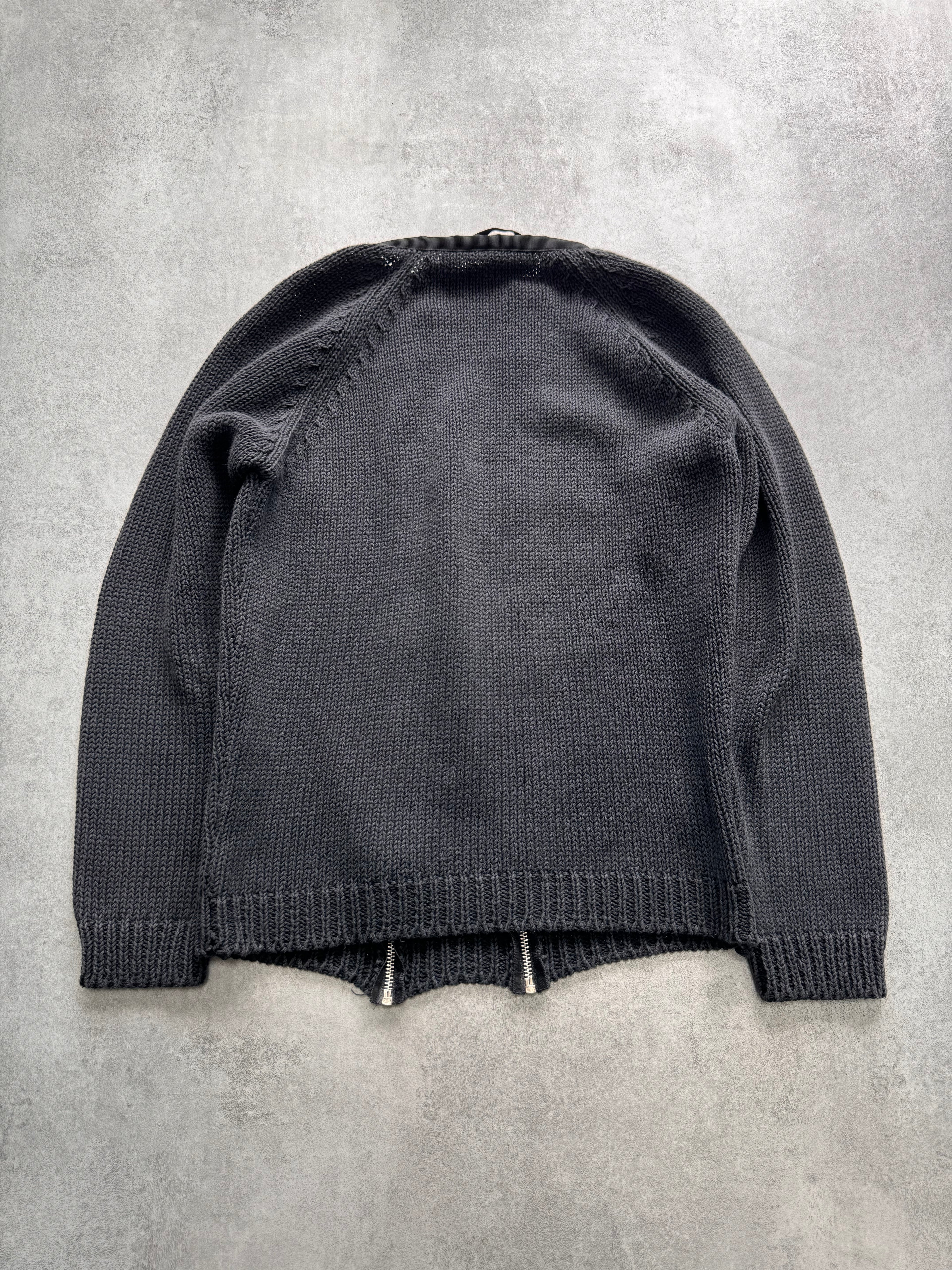 2000s Moschino Double Zip Sweater