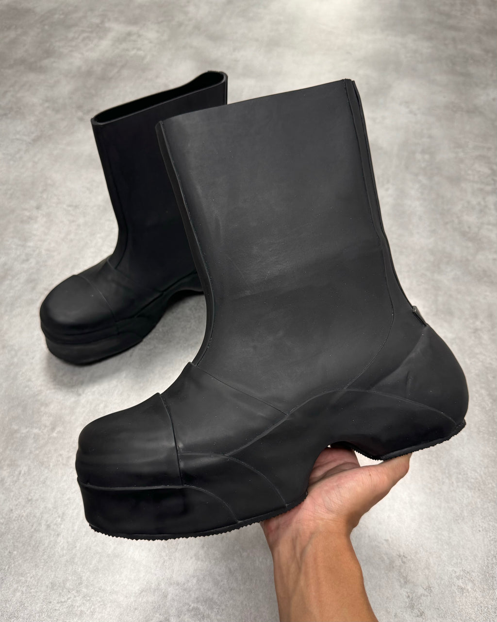 SS2023 Givenchy Show Rubber Rain High Boots
