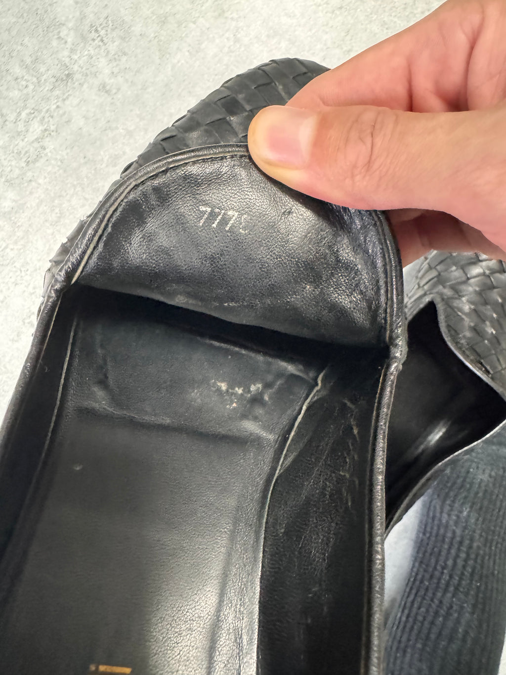 Roberto Cavalli Woven Black Leather Shoes