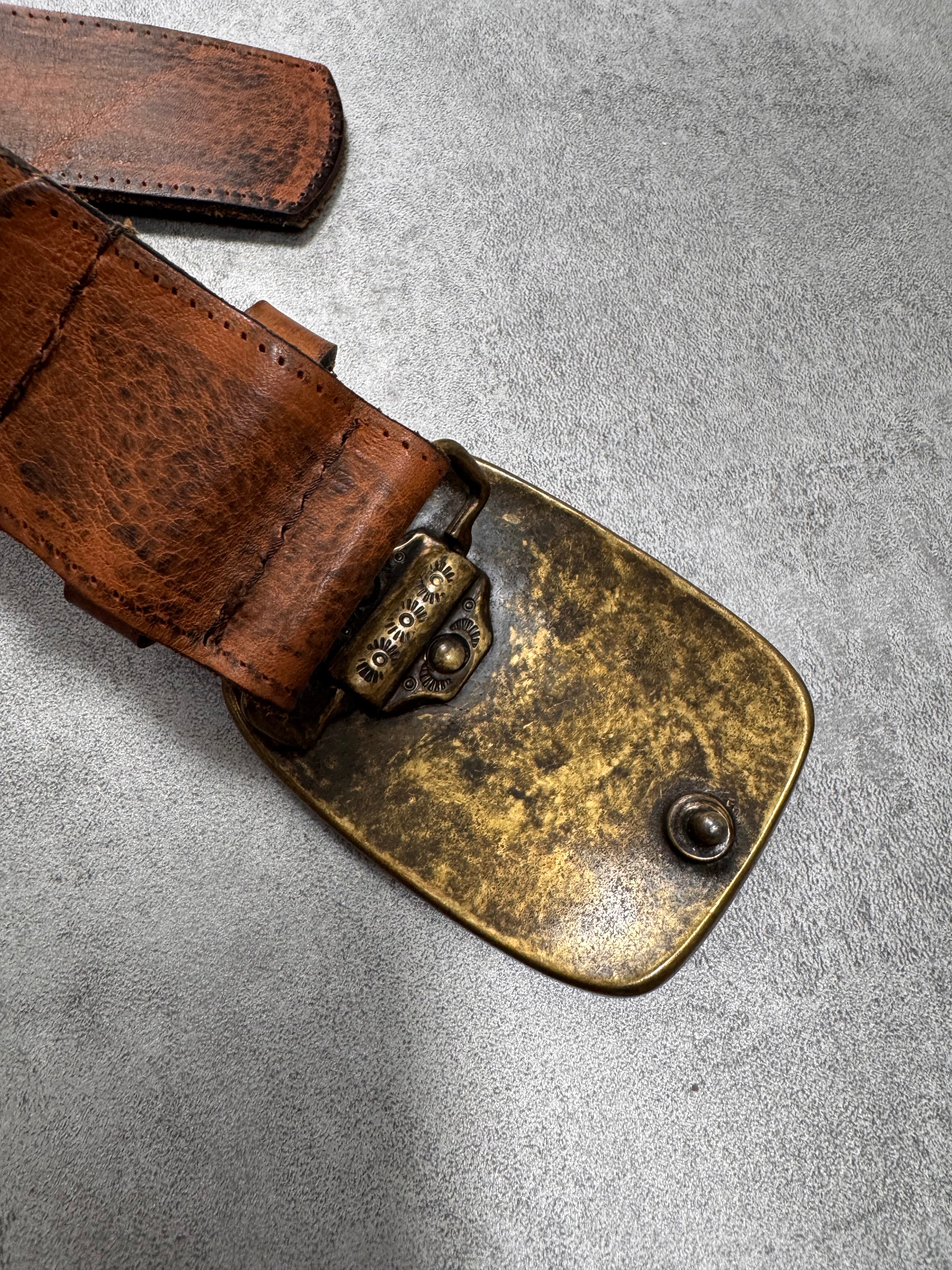 Dolce & Gabbana Brown Leather Belt
