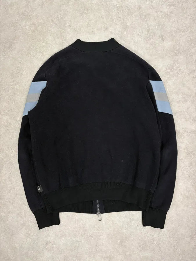 AW2019 Emporio Armani Navy Slim Zip-up Sweater FEcFanM 5