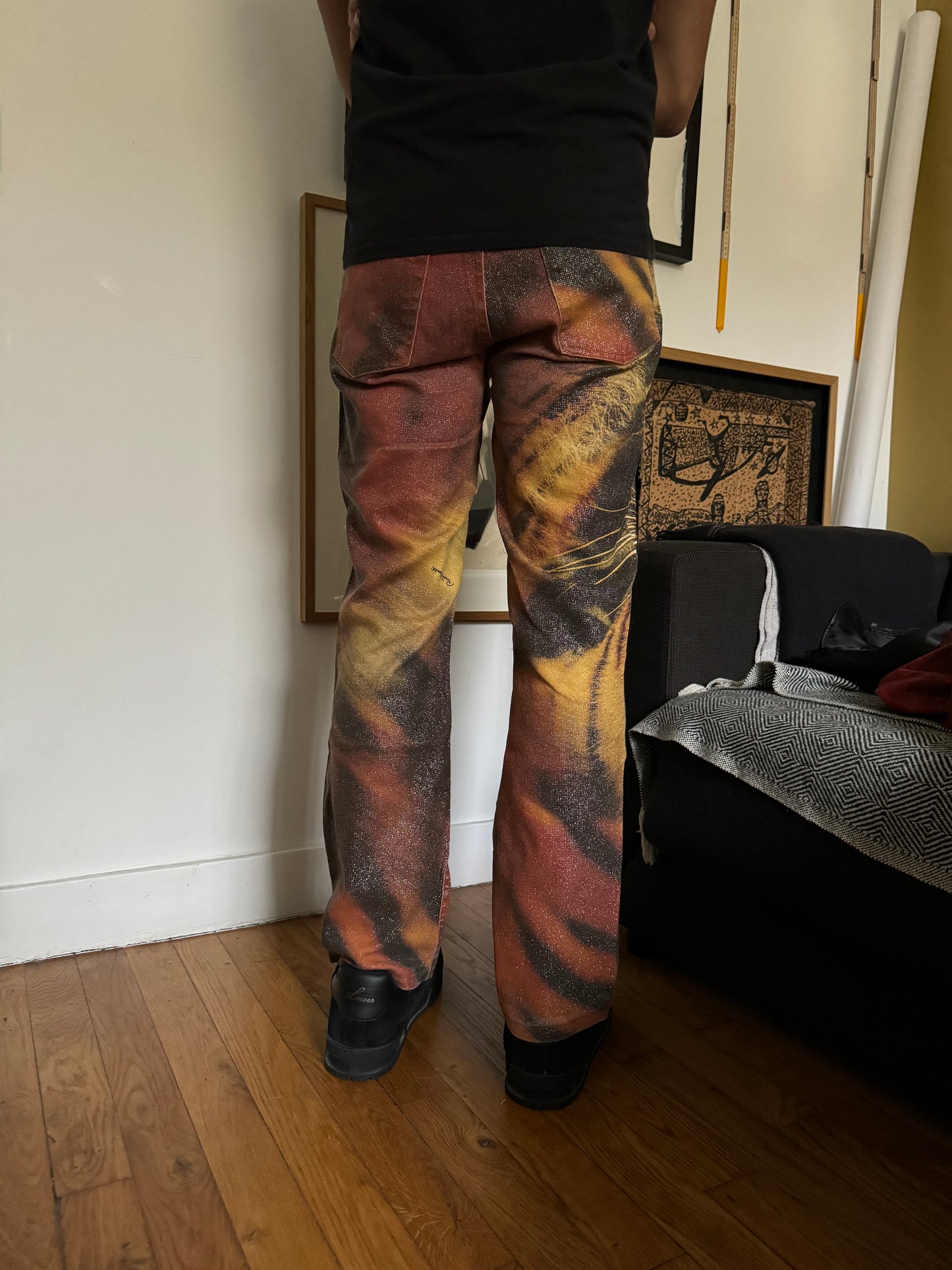 FW2000 Roberto Cavalli Savage Tiger Pants (S)