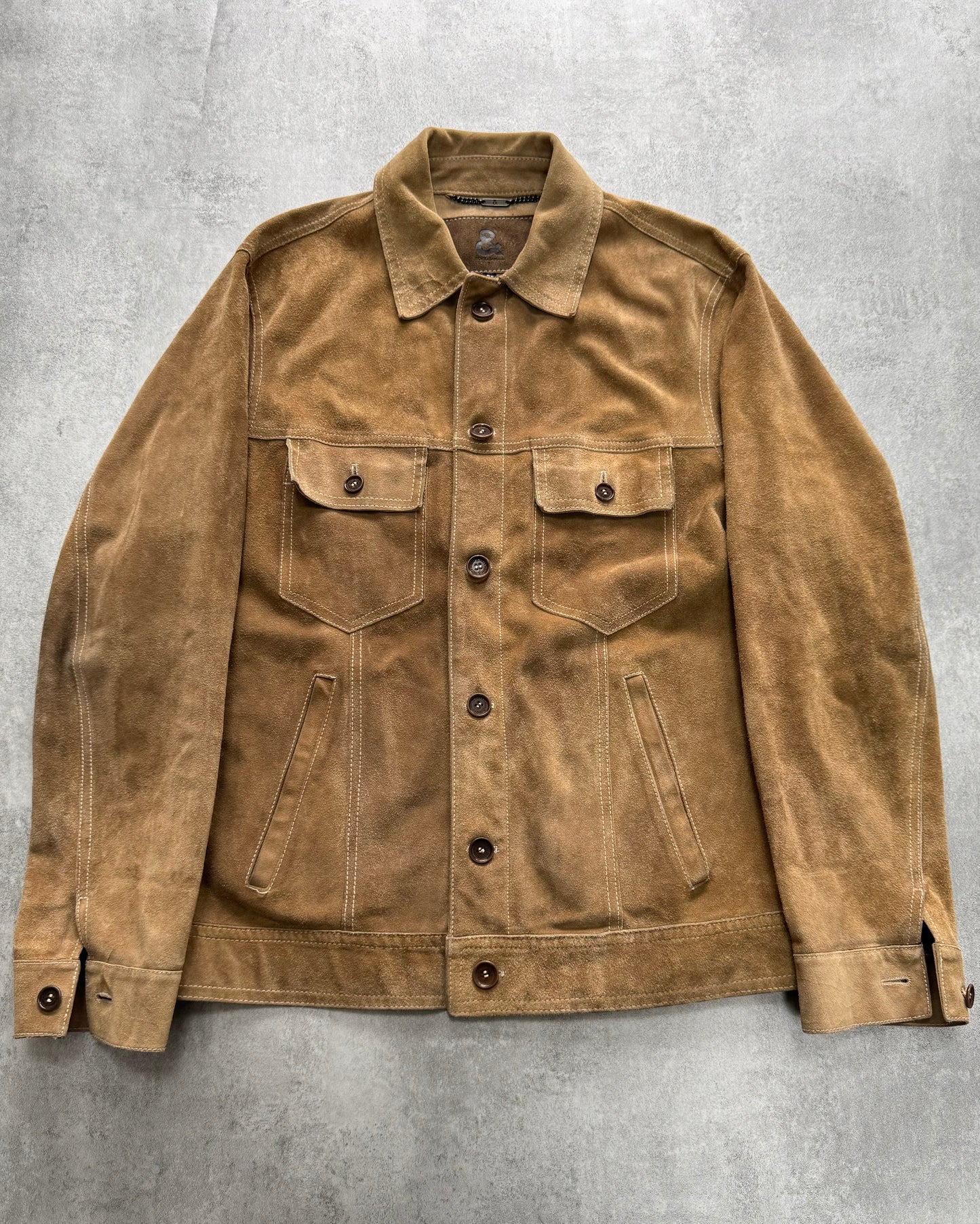 Dolce & Gabbana Suede Leather Jacket (M)