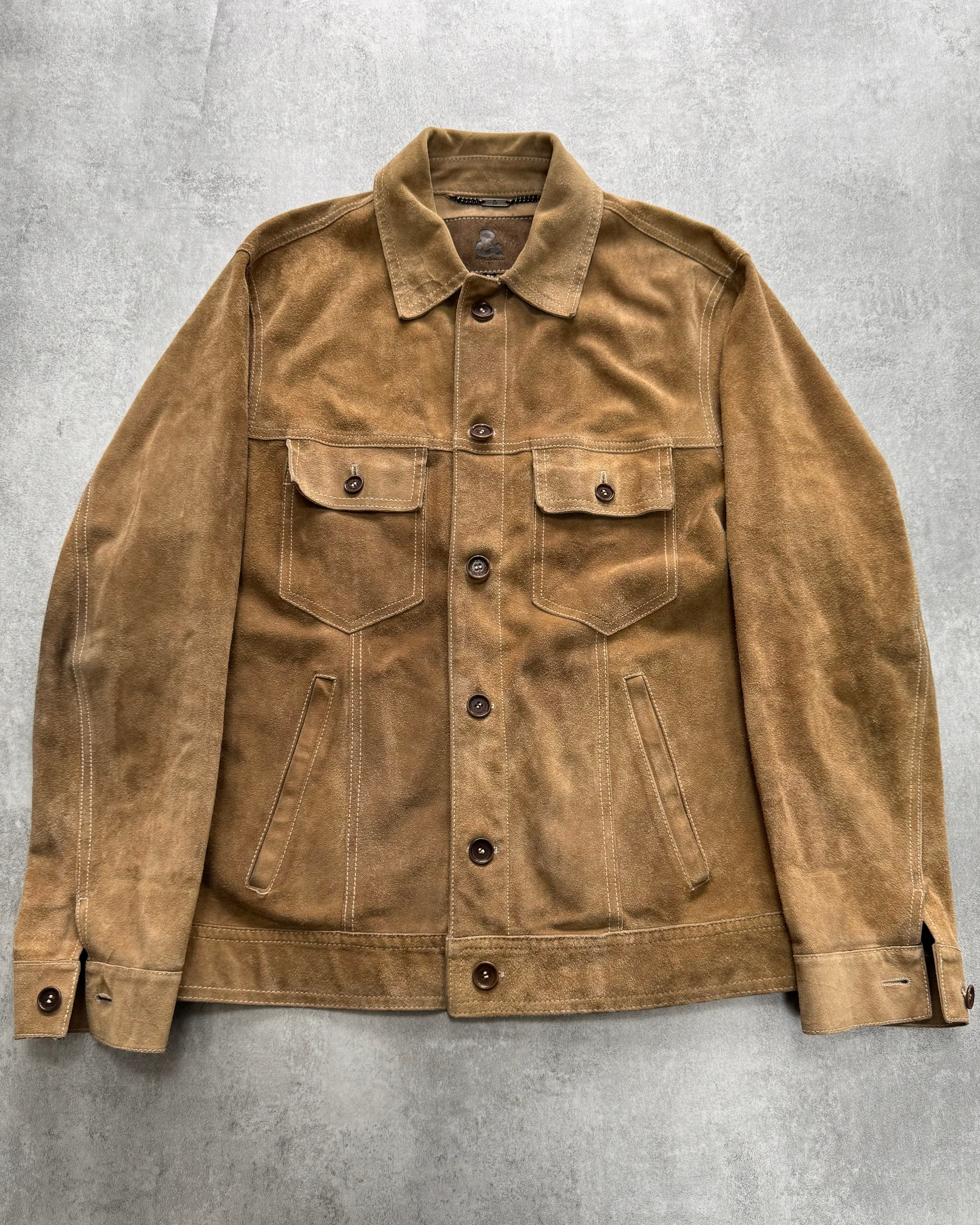 Dolce & Gabbana Suede Leather Jacket