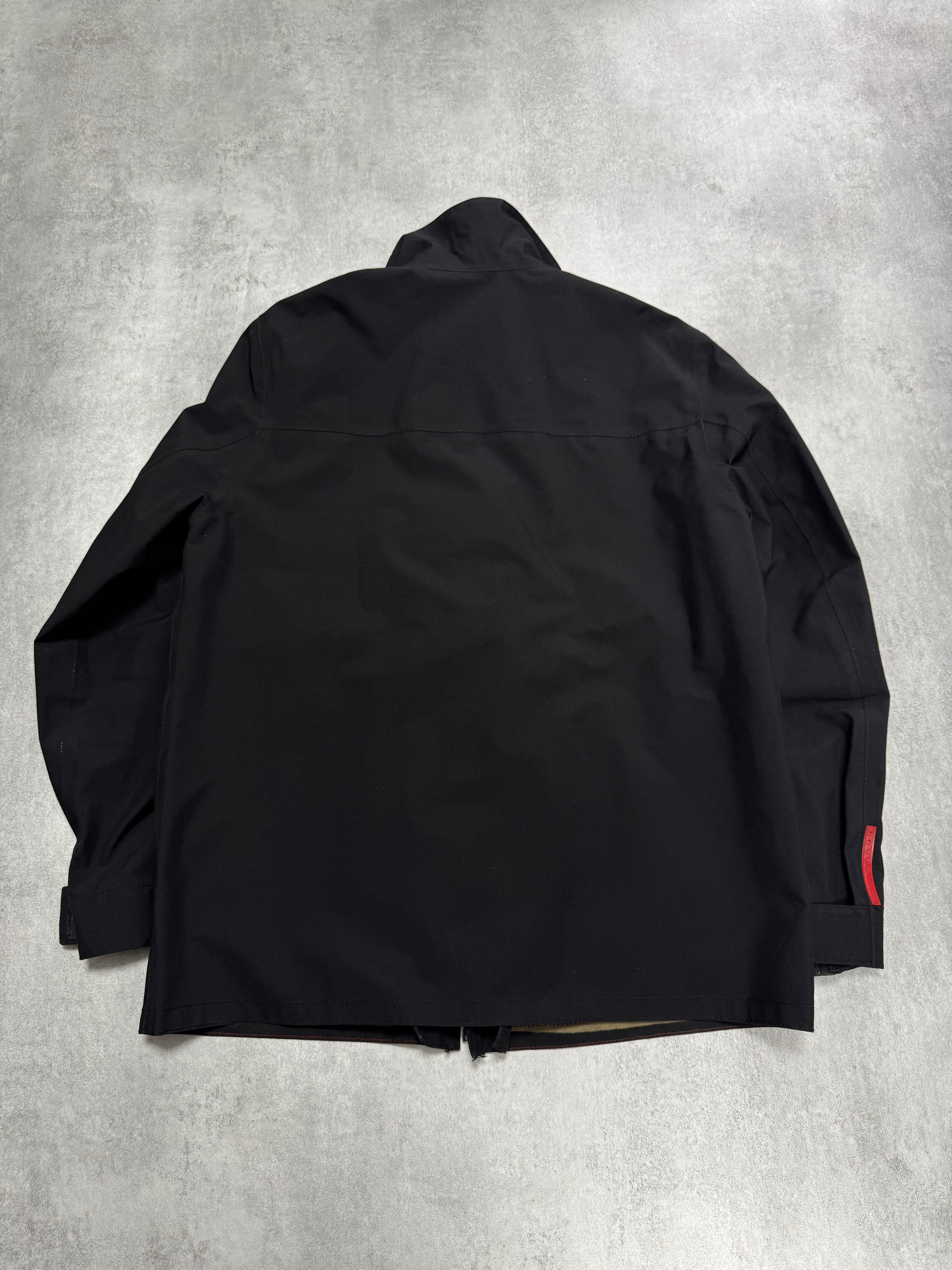 2000s Prada Technical Nylon Black Jacket