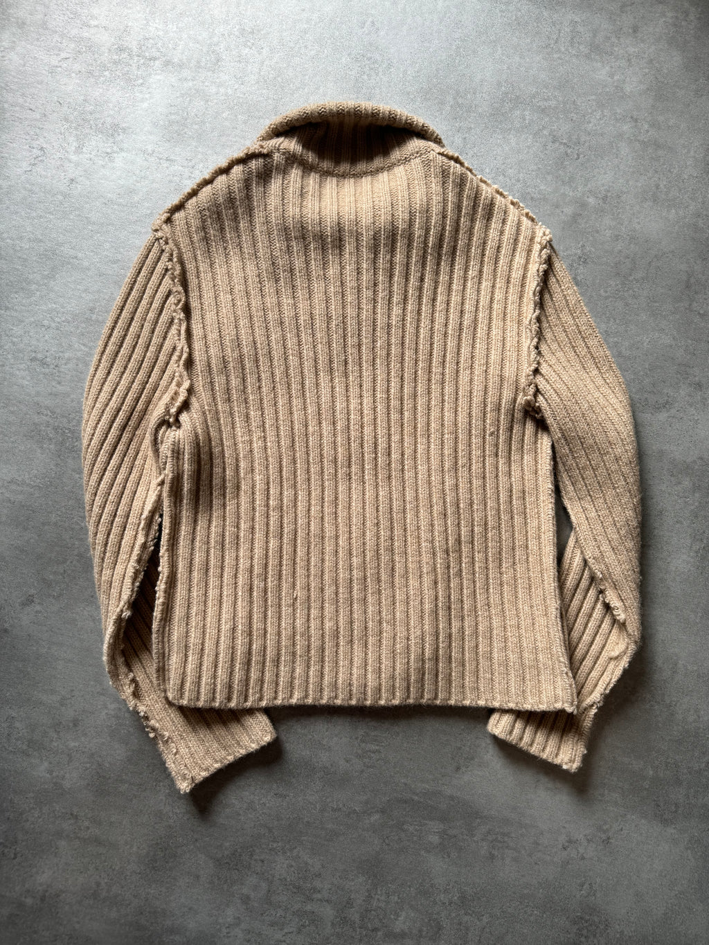 AW2000 Roberto Cavalli Fur Camel Wool Sweater (M/L)