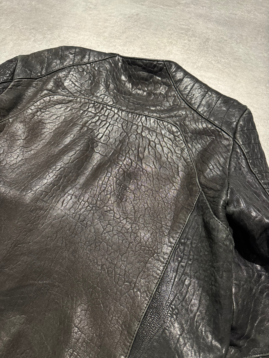 AW2015 Balmain x H&M Pure Biker Leather Jacket