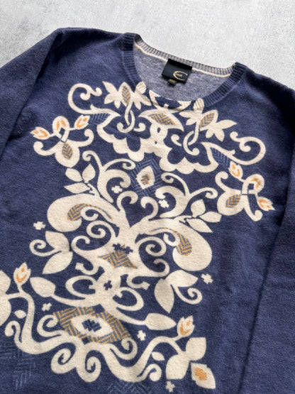 AW2007 Just Cavalli Floral Mosaic Sweater (L)