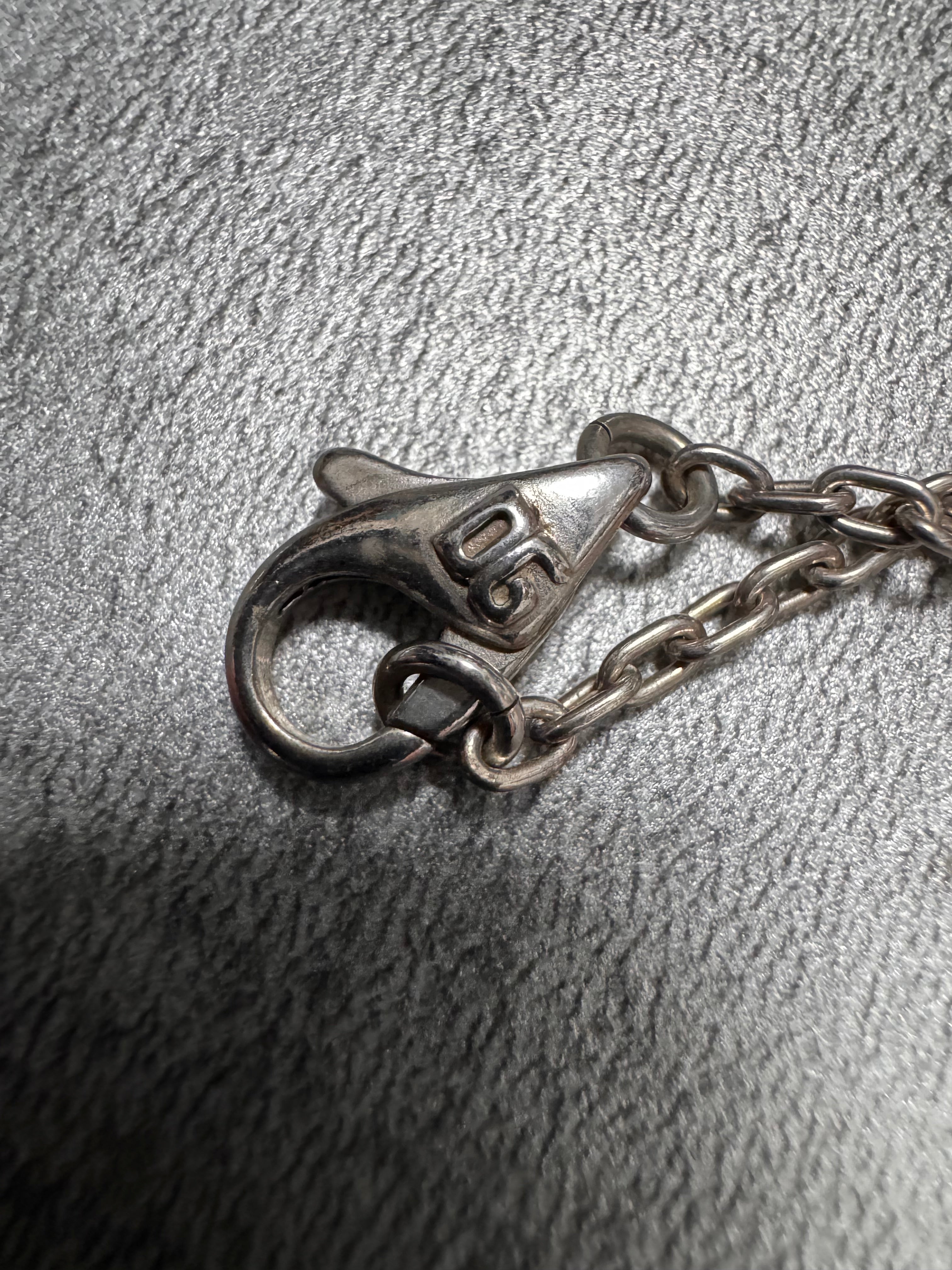 Dolce & Gabbana Purple Crystal Rosary Necklace