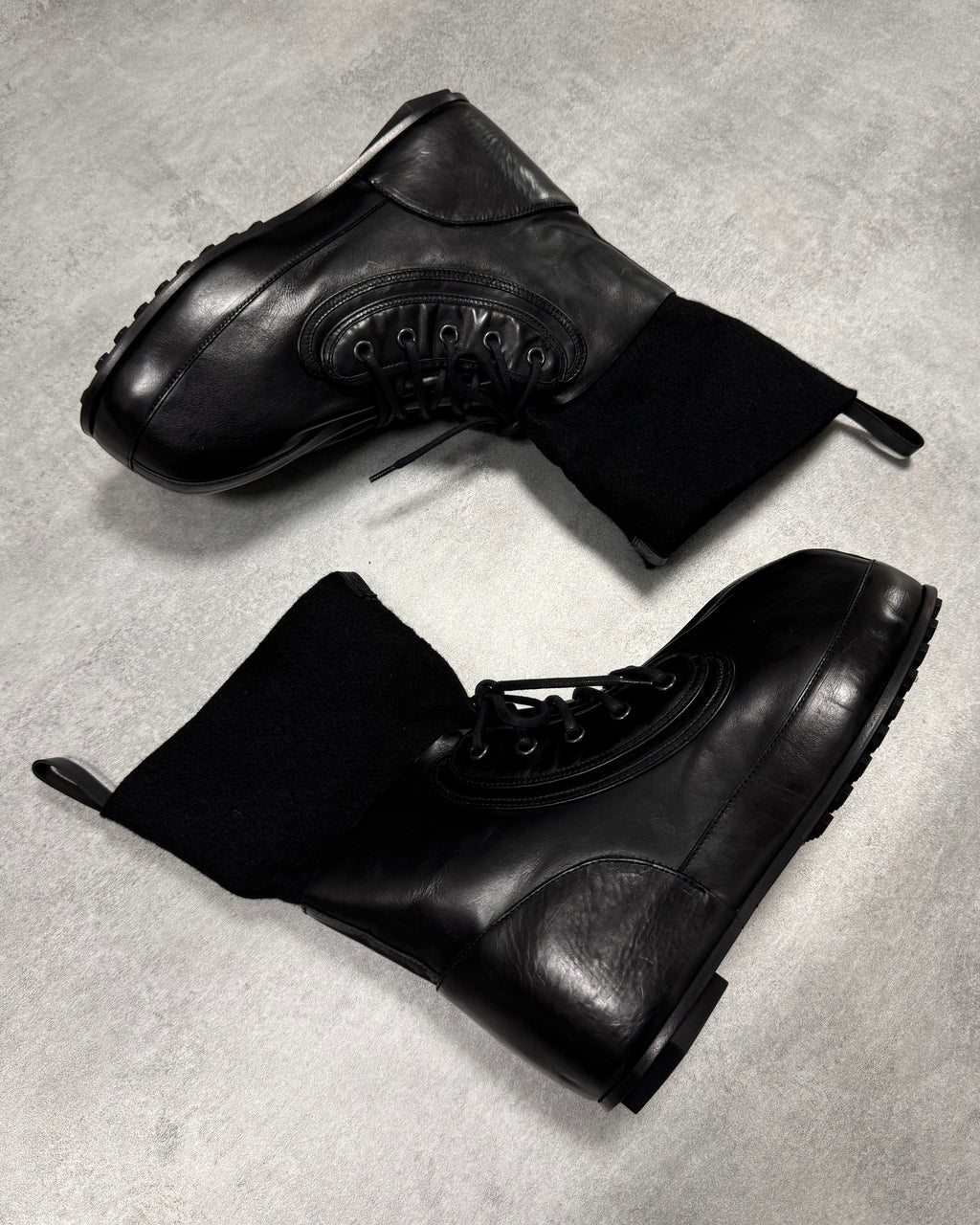 Givenchy (B).STROY Bunny Black Calf Leather Ankle Boots