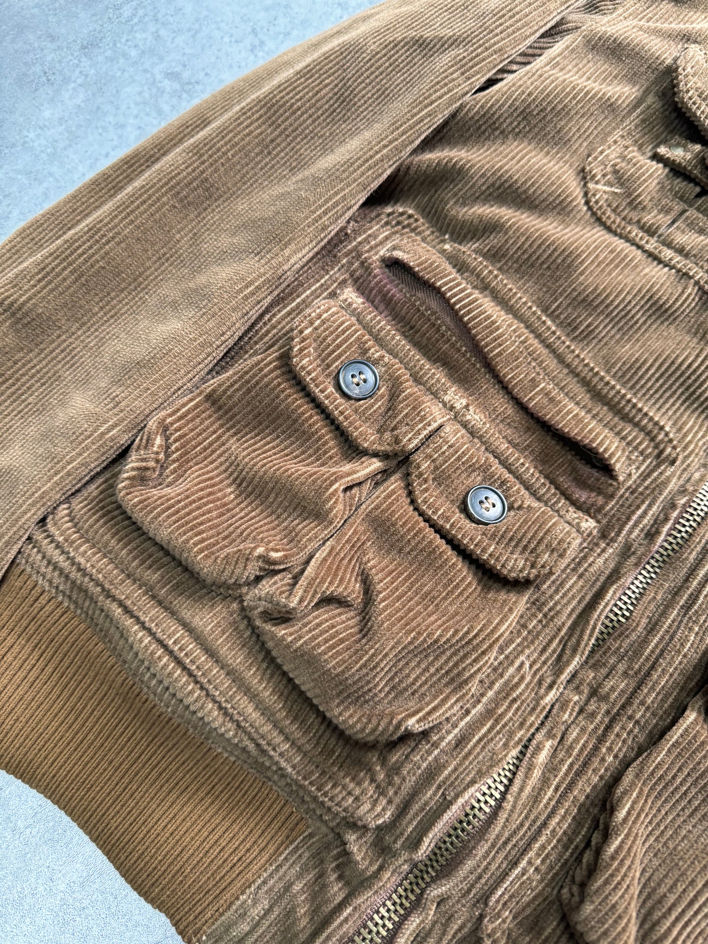 2000s Dolce & Gabbana Hunter Utility Corduroy Jacket (S)