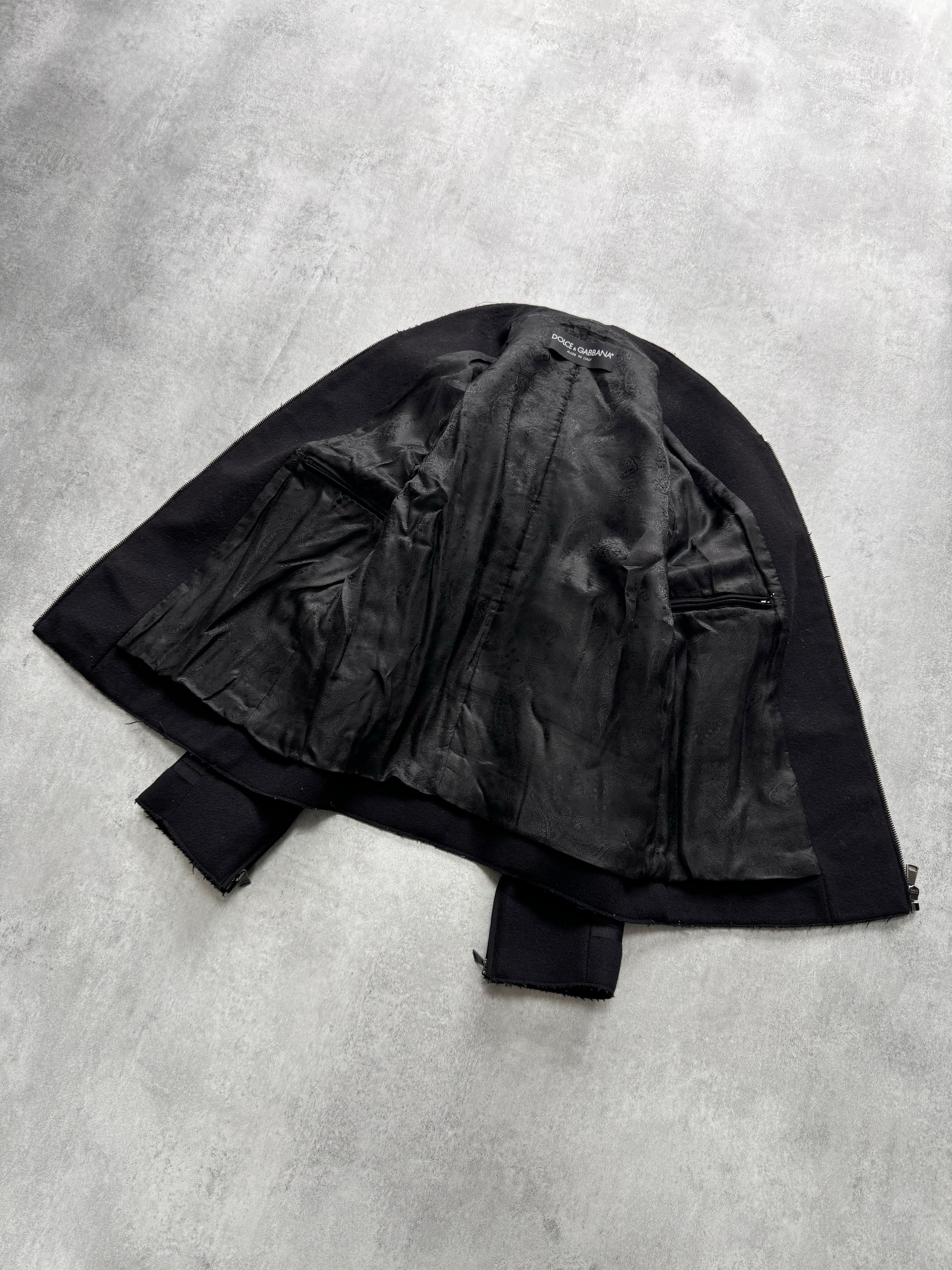 2010s Dolce & Gabbana Sailor Black Jacket