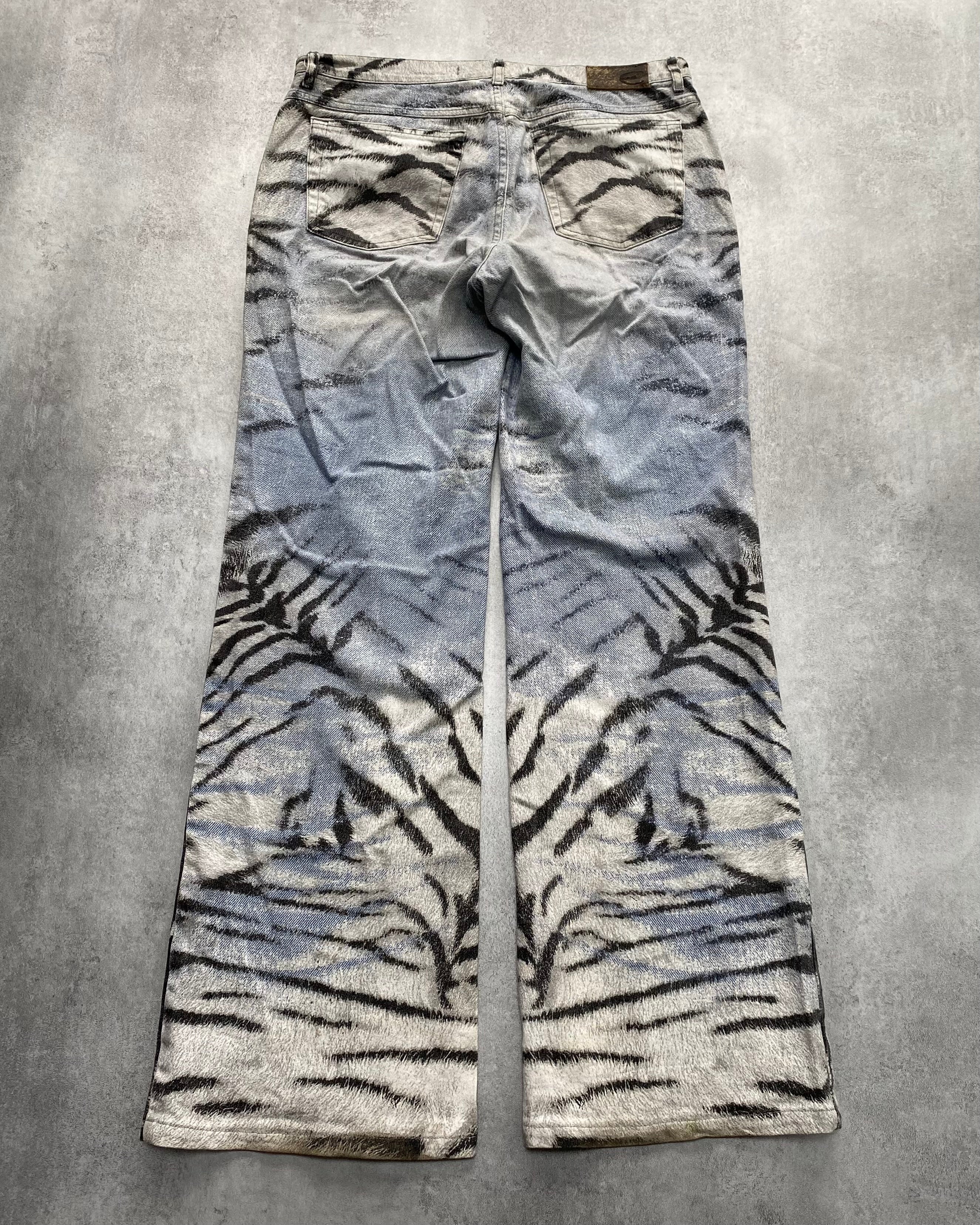 2002 Just Cavalli Safari Zebra Jeans