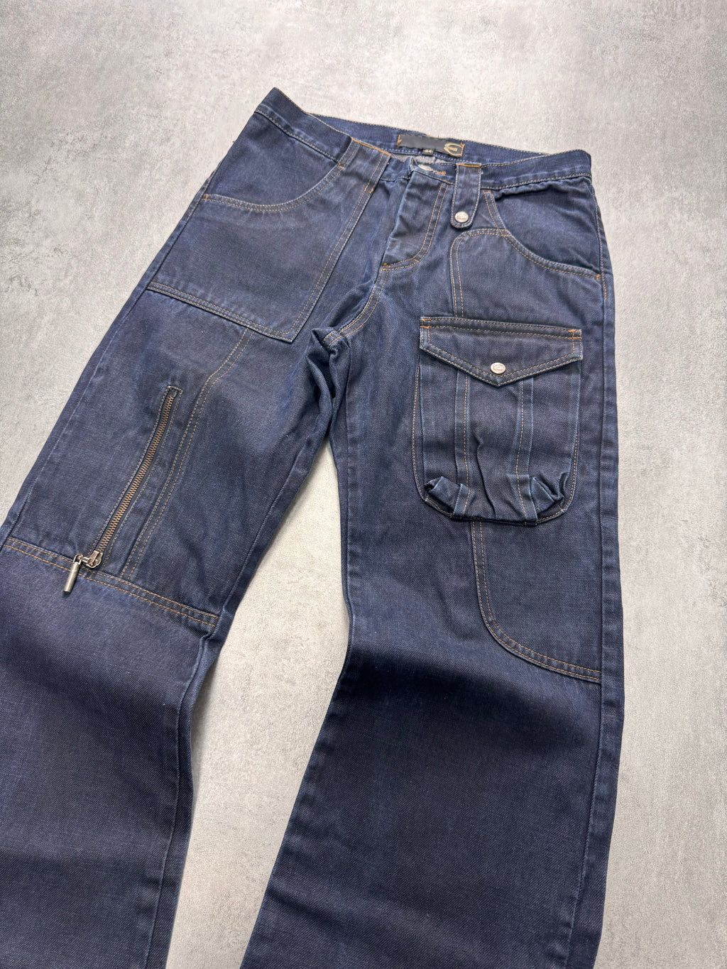 AW2004 Cavalli Carpenter Cargo Denim Pants