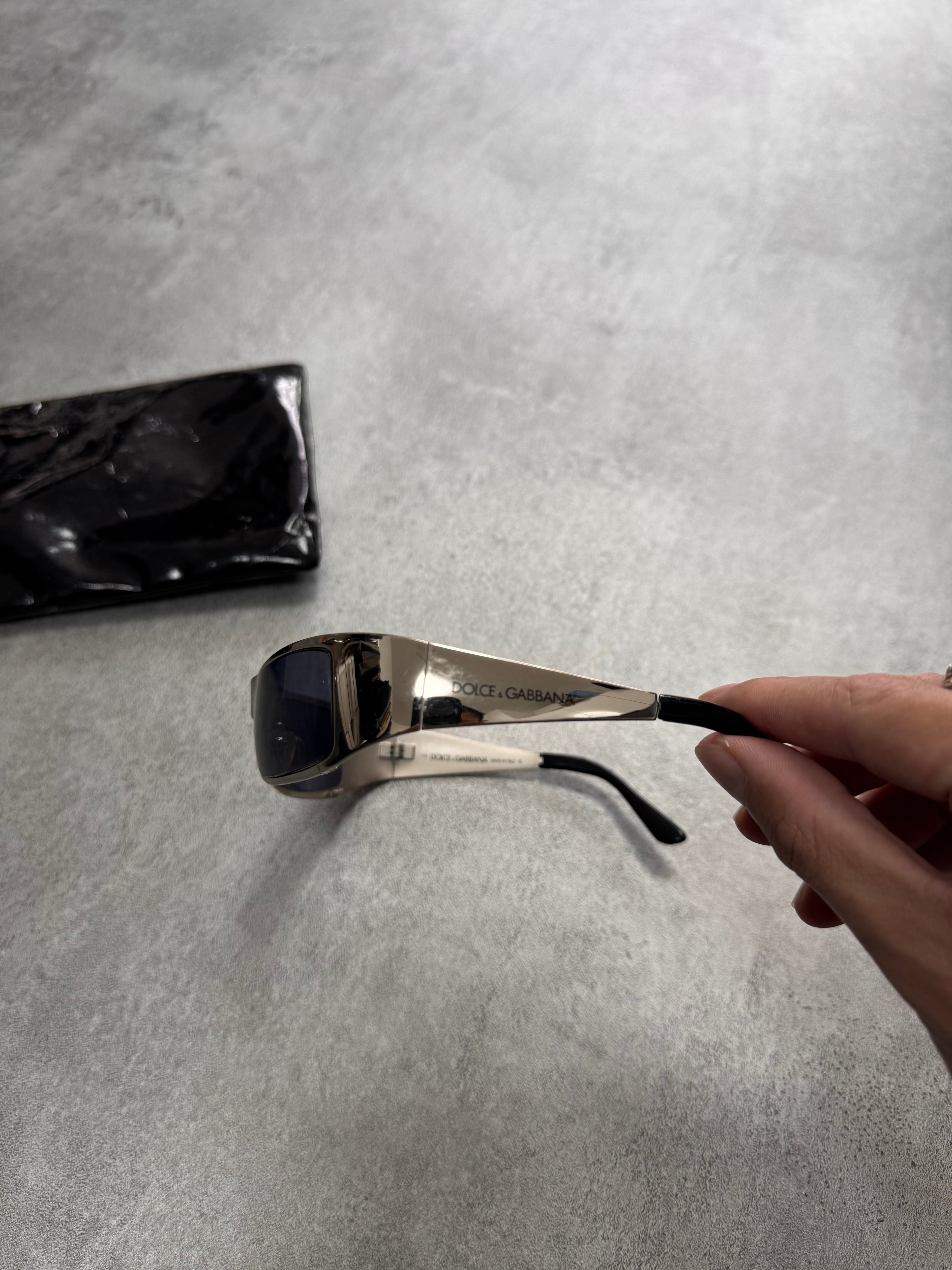 2000s Dolce & Gabbana Metallic Sunglasses