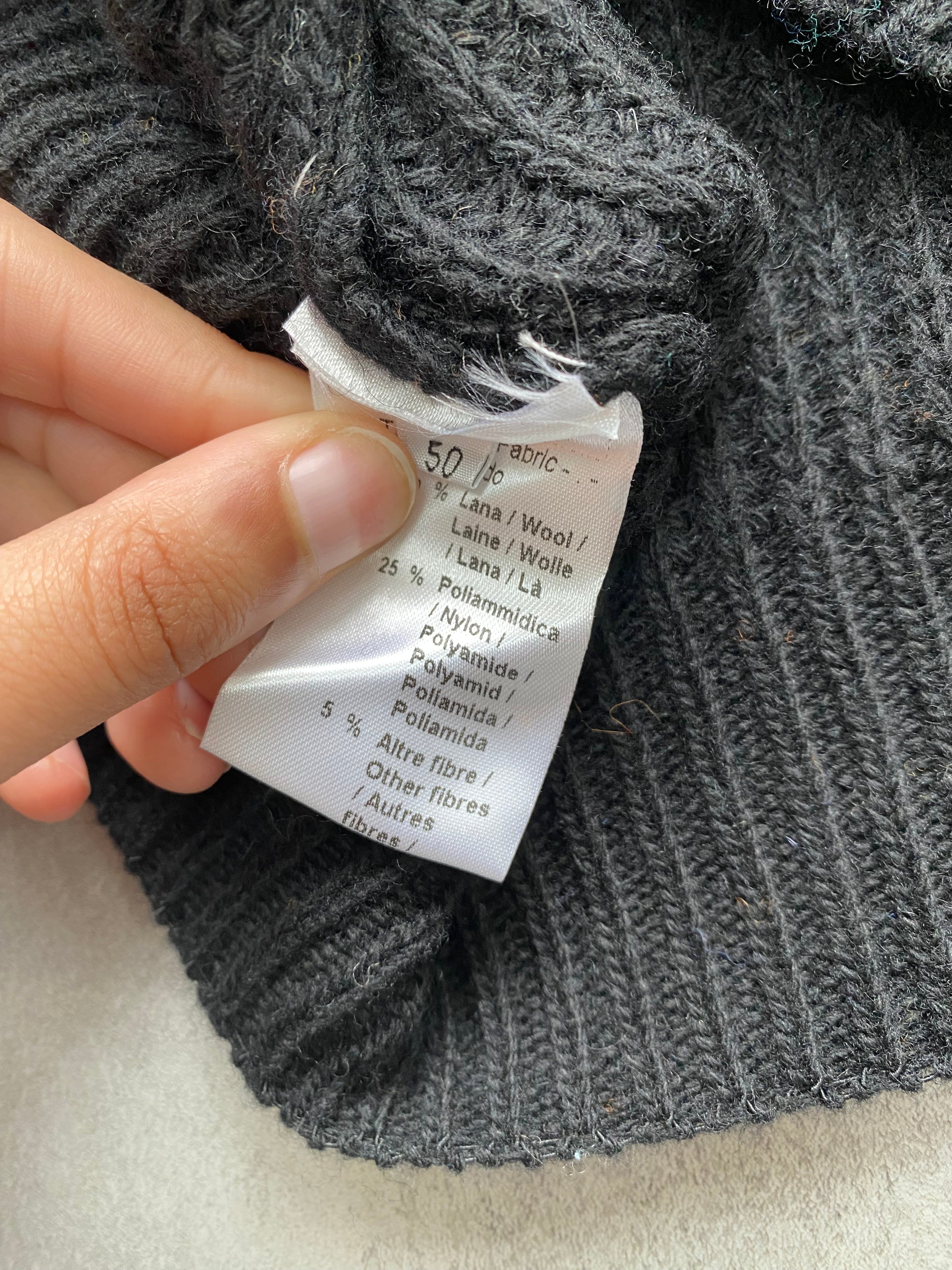 Daniele Alessandrini Destroyed Sleeveless Black Sweater