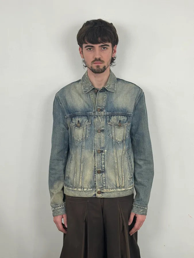 Ralph Laurent Denim & Supply Faded Blue Denim Jacket DcYeAZD 1