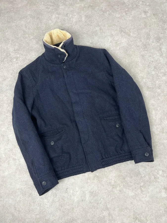 A.P.C. Navy Wool Classy Jacket KpzYCWa 3