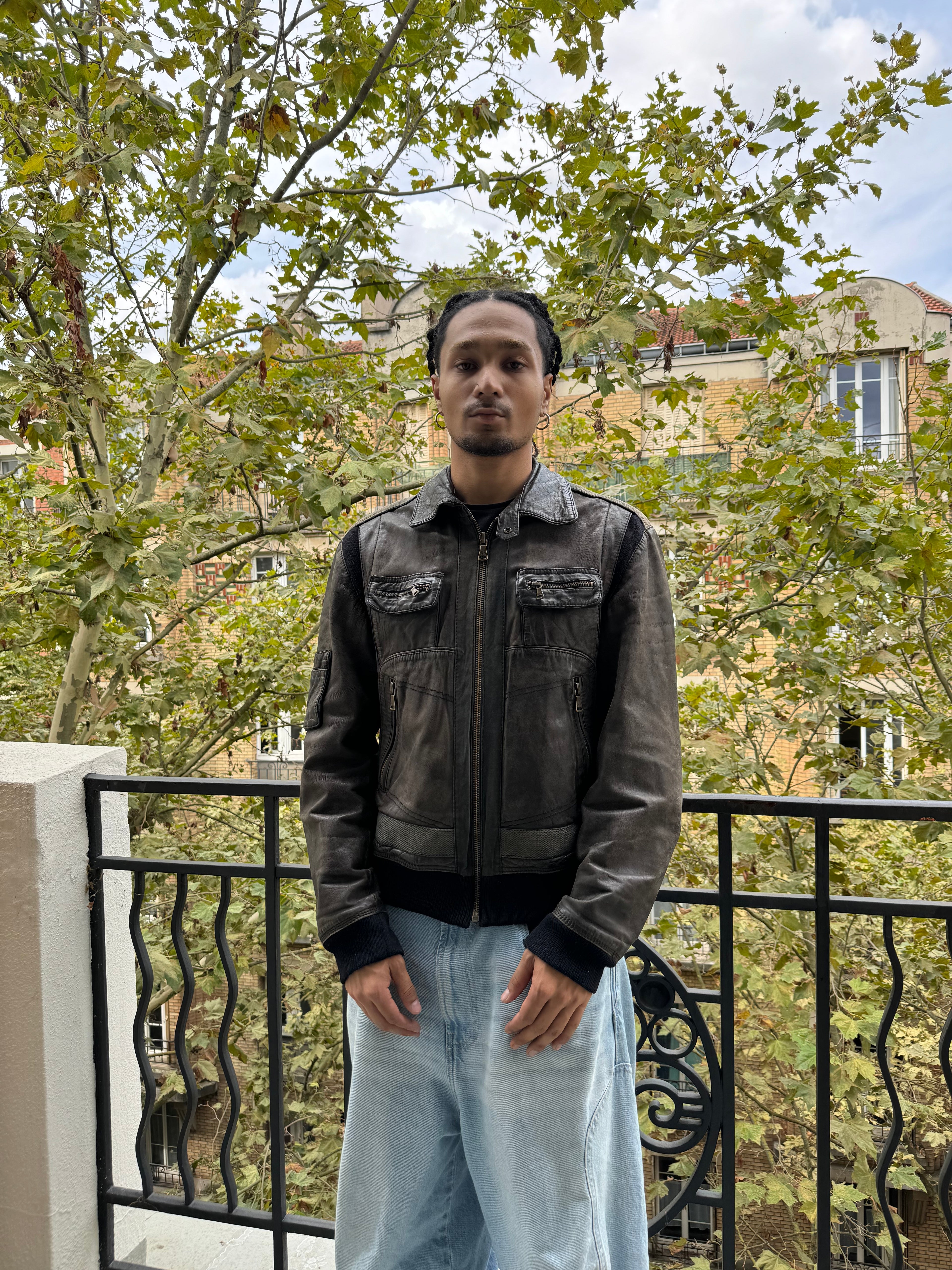 AW2006 Dolce & Gabbana Aviator Leather Jacket