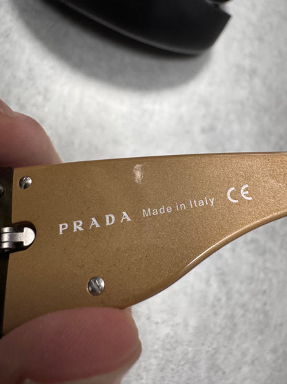 2000s Prada Google Tribal Sunglasses (OS)