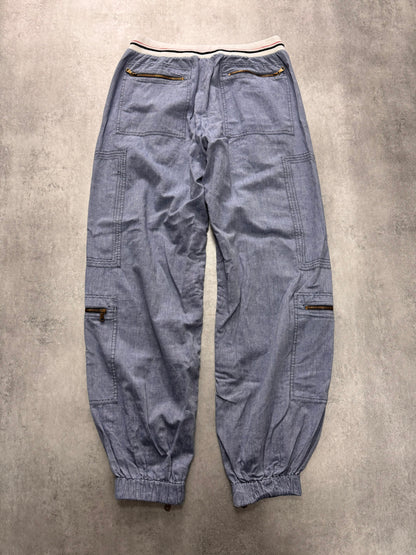 SS2003 Dolce & Gabbana Cargo Full Zip Light Pants (M)