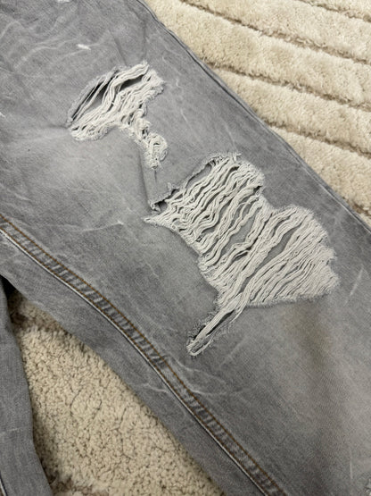 Dolce & Gabbana Distressed Grey Denim Jeans (M/L)