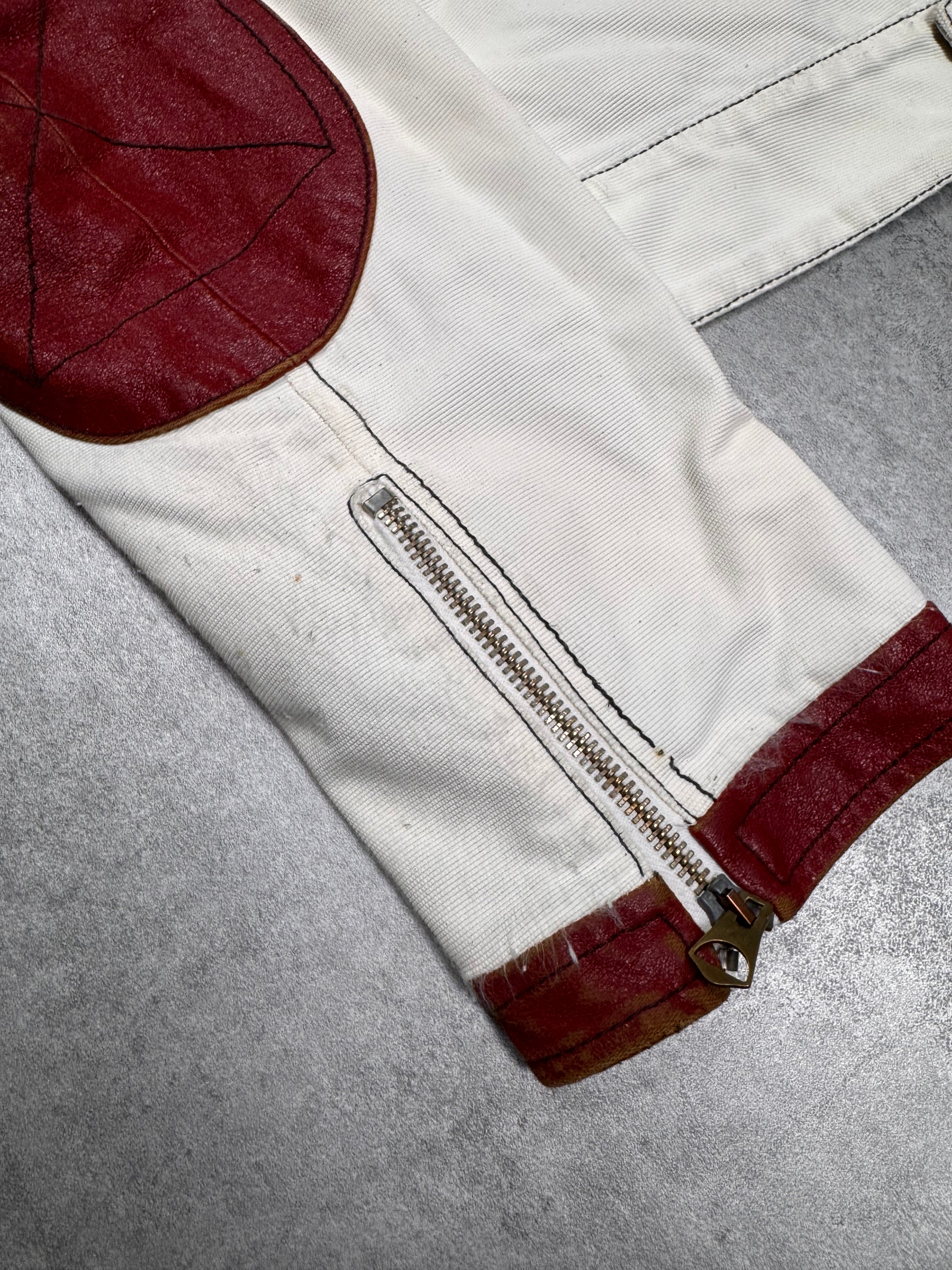 1990s Armani AJ Pro Biker Leather Jacket