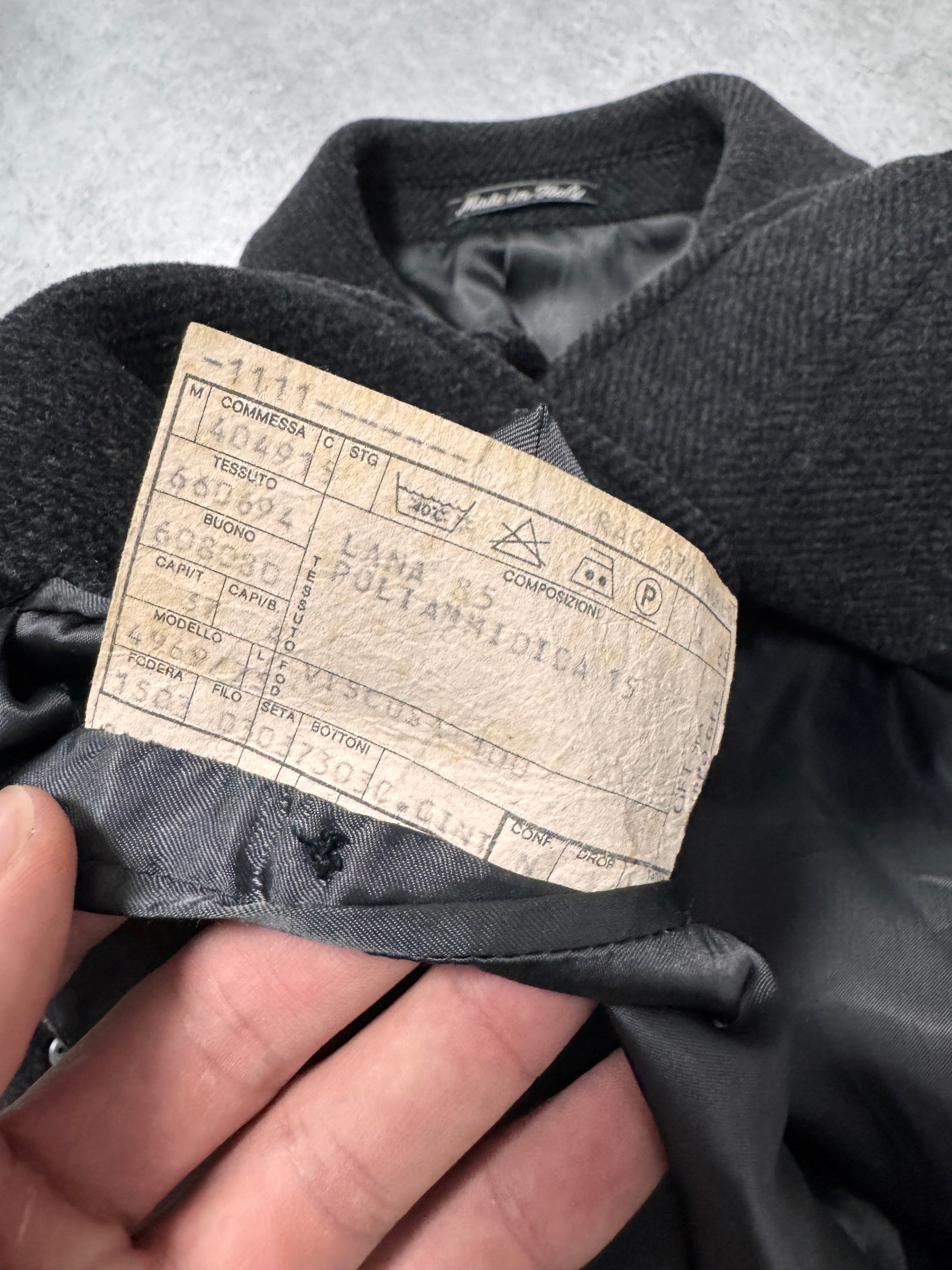 1990s Giorgio Armani Wool Long Coat