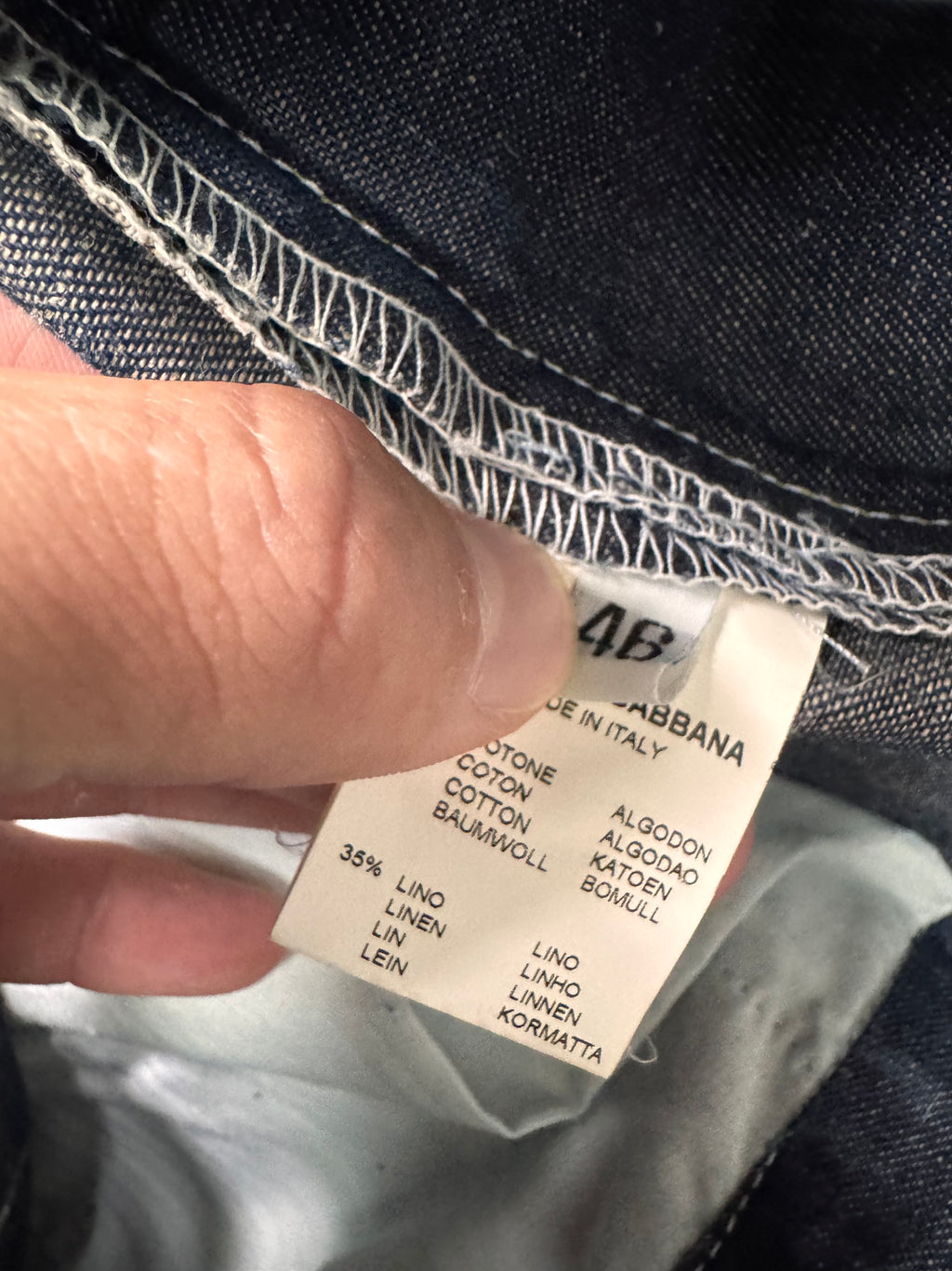 2000s Dolce & Gabbana Biker Cargo Denim Jeans