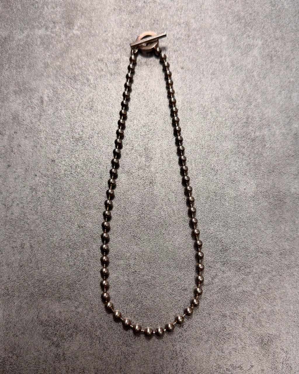 1990s Gucci Ball 925 Sterling Silver Necklace