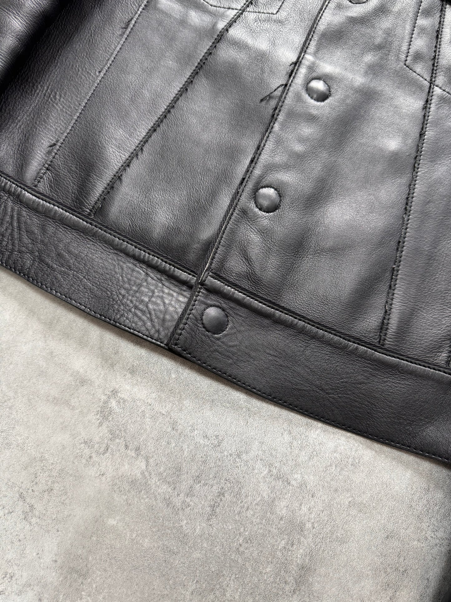 SS2015 Emporio Armani Perfect Leather Jacket (S/M)