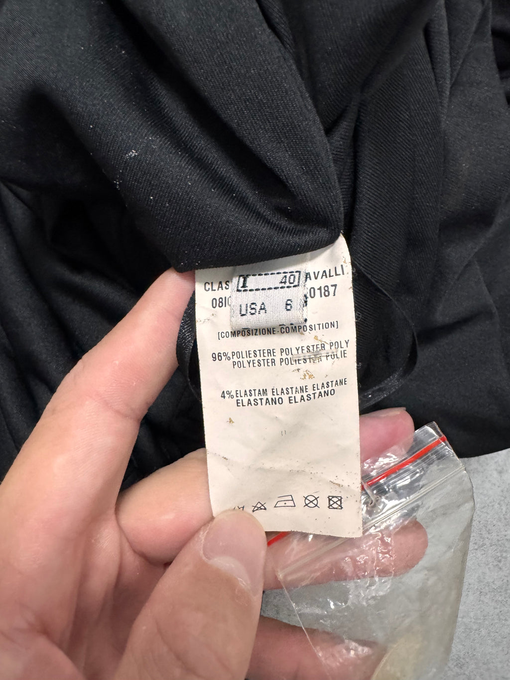 Roberto Cavalli Class Black Long Dress