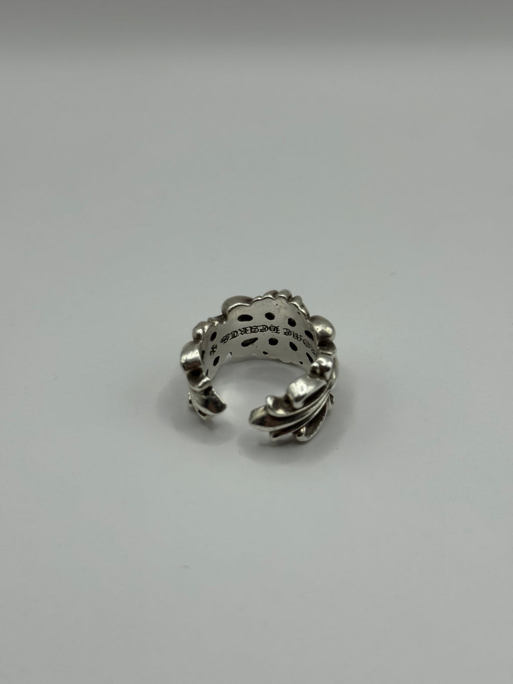 Chrome Hearts Double Floral Silver 925 Ring