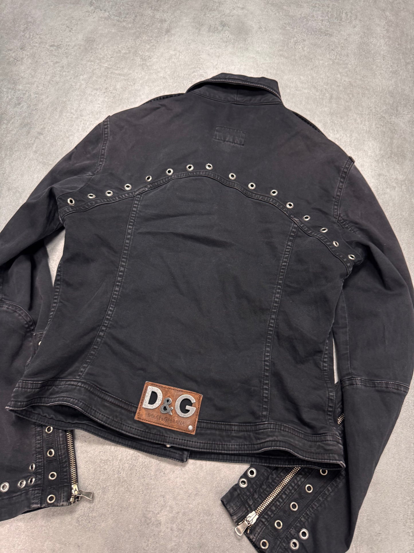 2000s Dolce & Gabbana Bondage Black Jacket (XS)