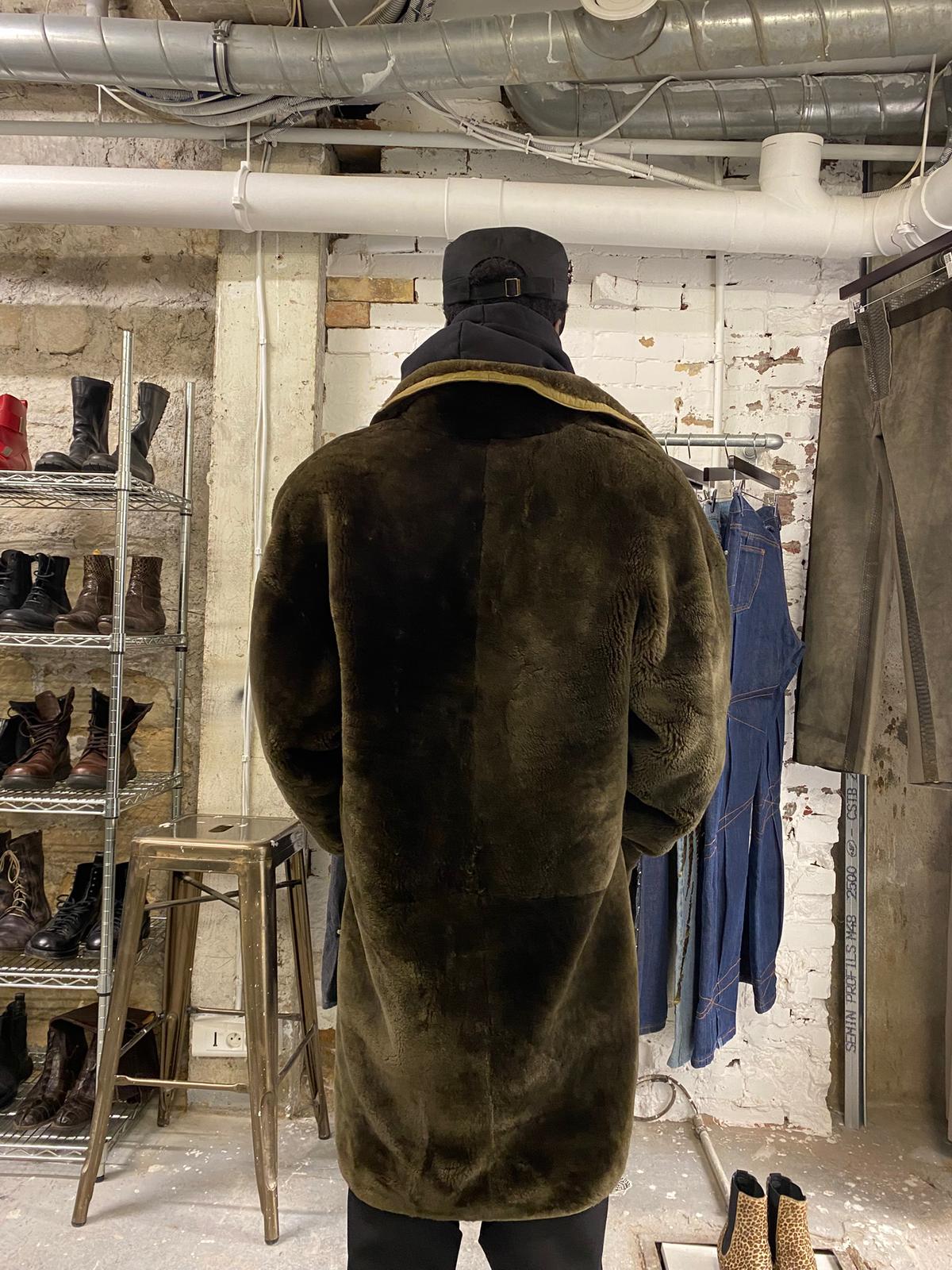 1980s Gianni Versace Brown Faux-Fur Long Coat