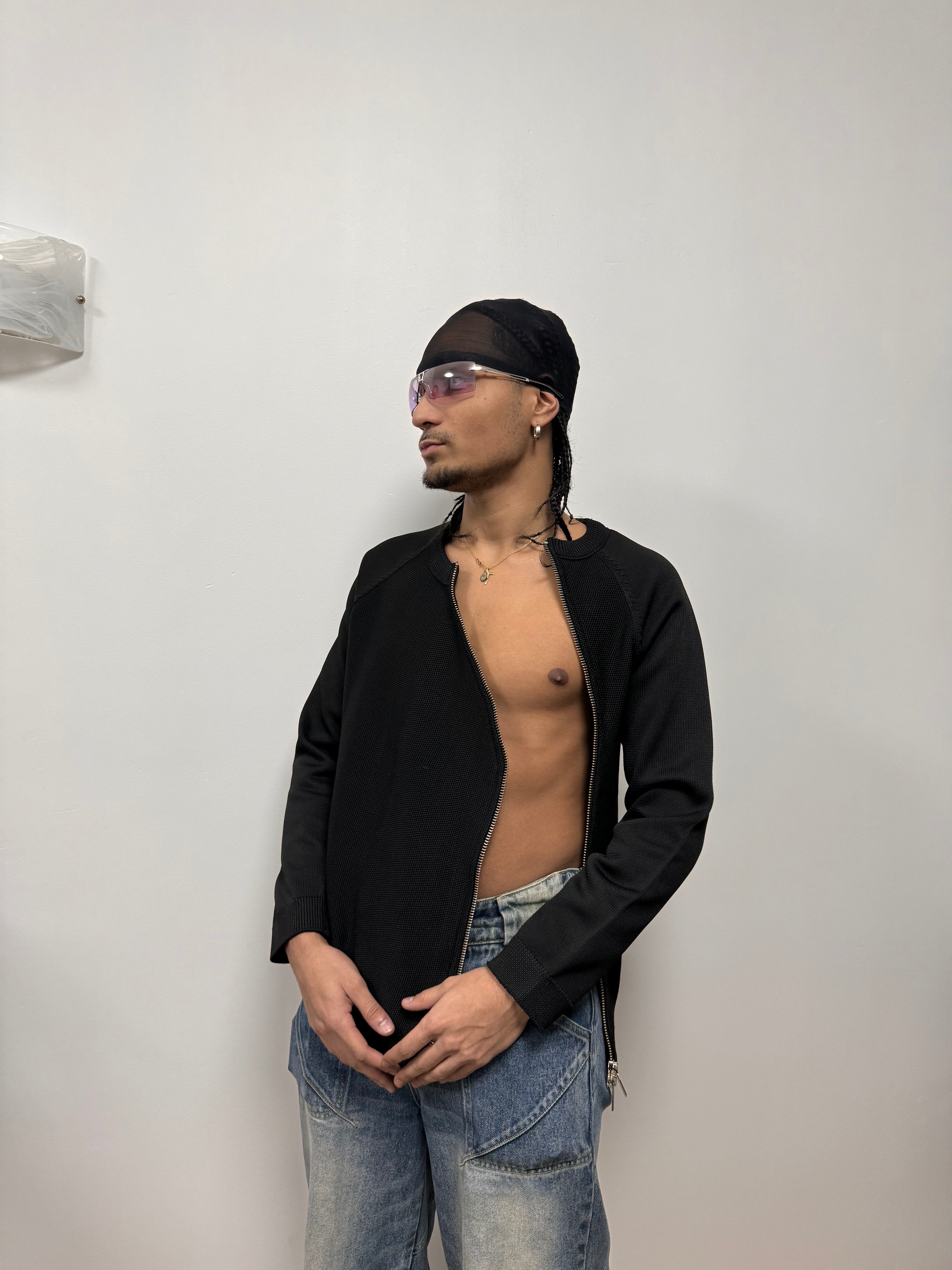 2015 秋冬 Emporio Armani 不对称全拉链毛衣 (S/M)