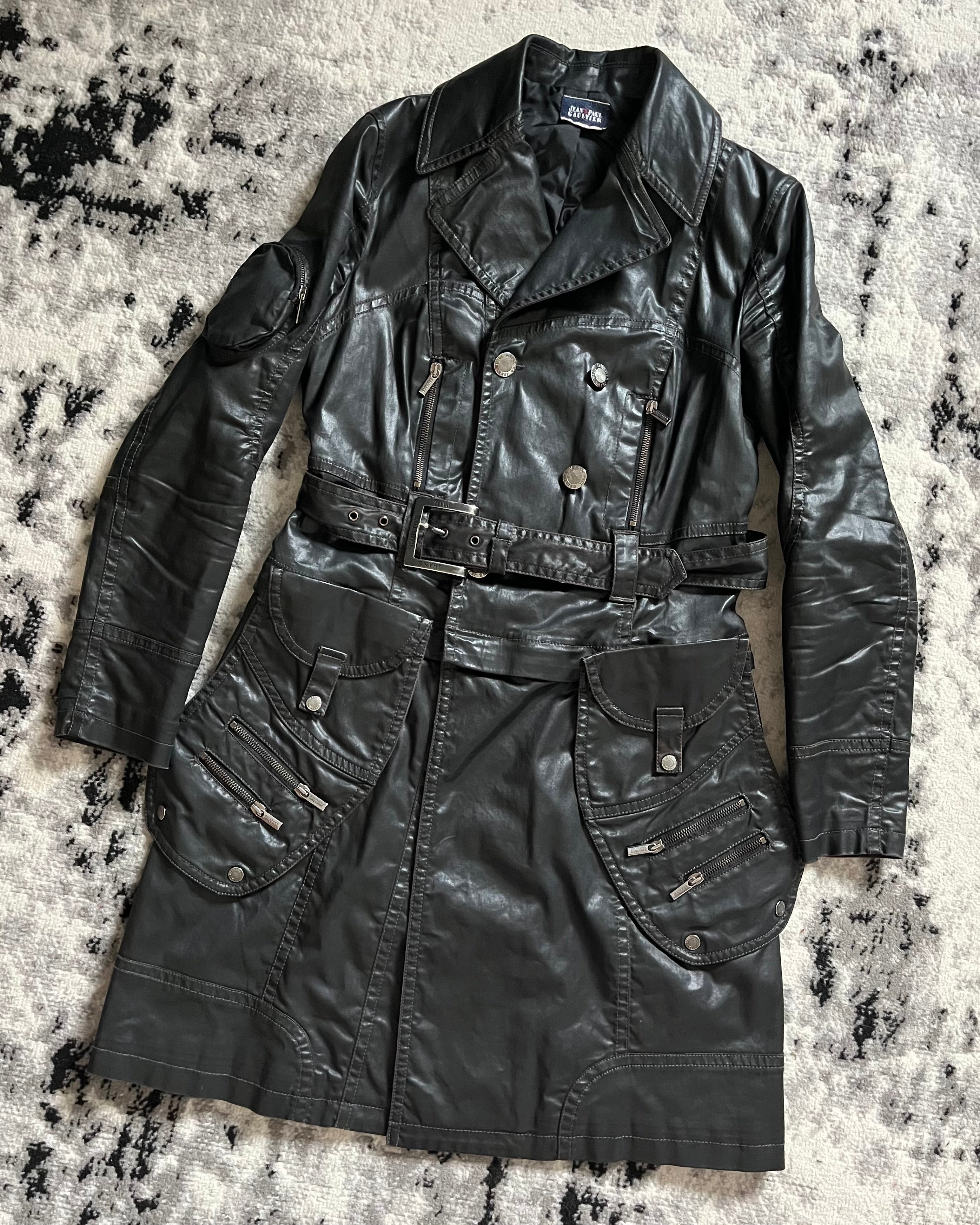 00年代 ジャンポール・ゴルチエ カーゴデタッチャブルトレンチジャケット(S)