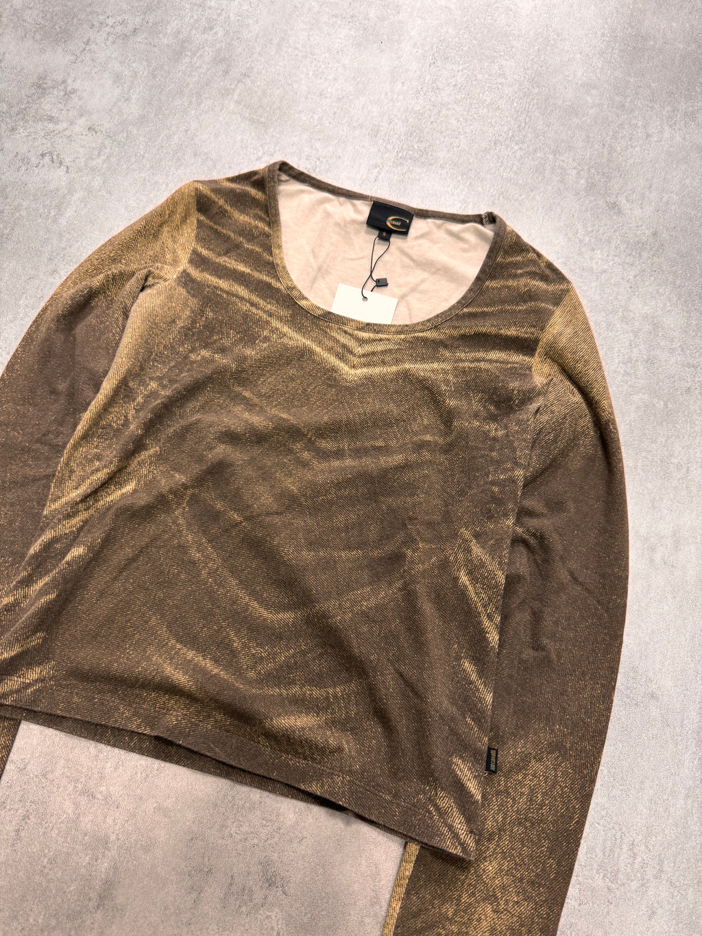 2000s Cavalli Eroded Print Longsleeves