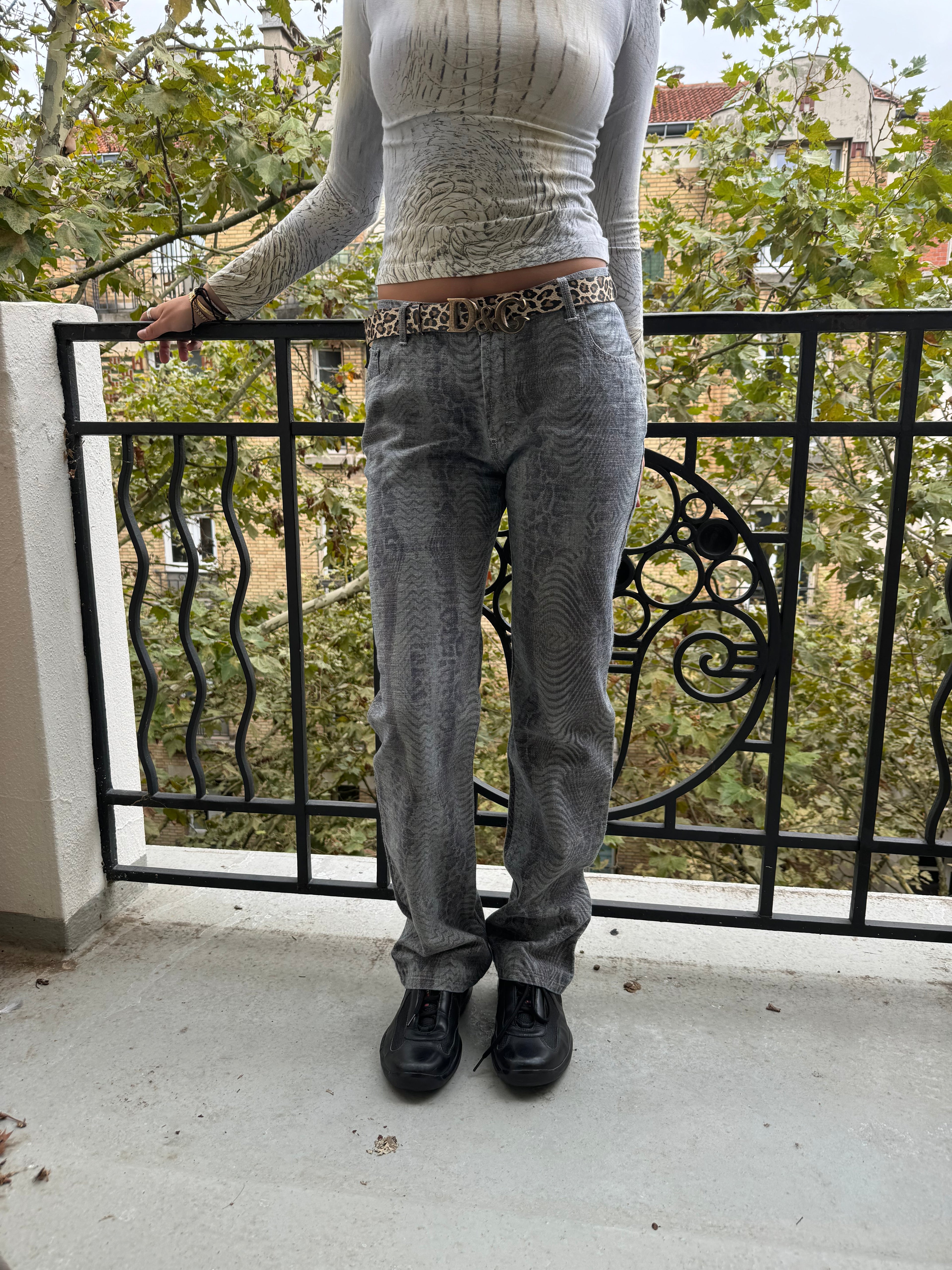 SS2008 Cavalli Panther Psycho Brut Pants