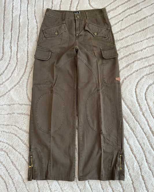 AW04 Dolce & Gabbana Racer Cargo Pants (S)